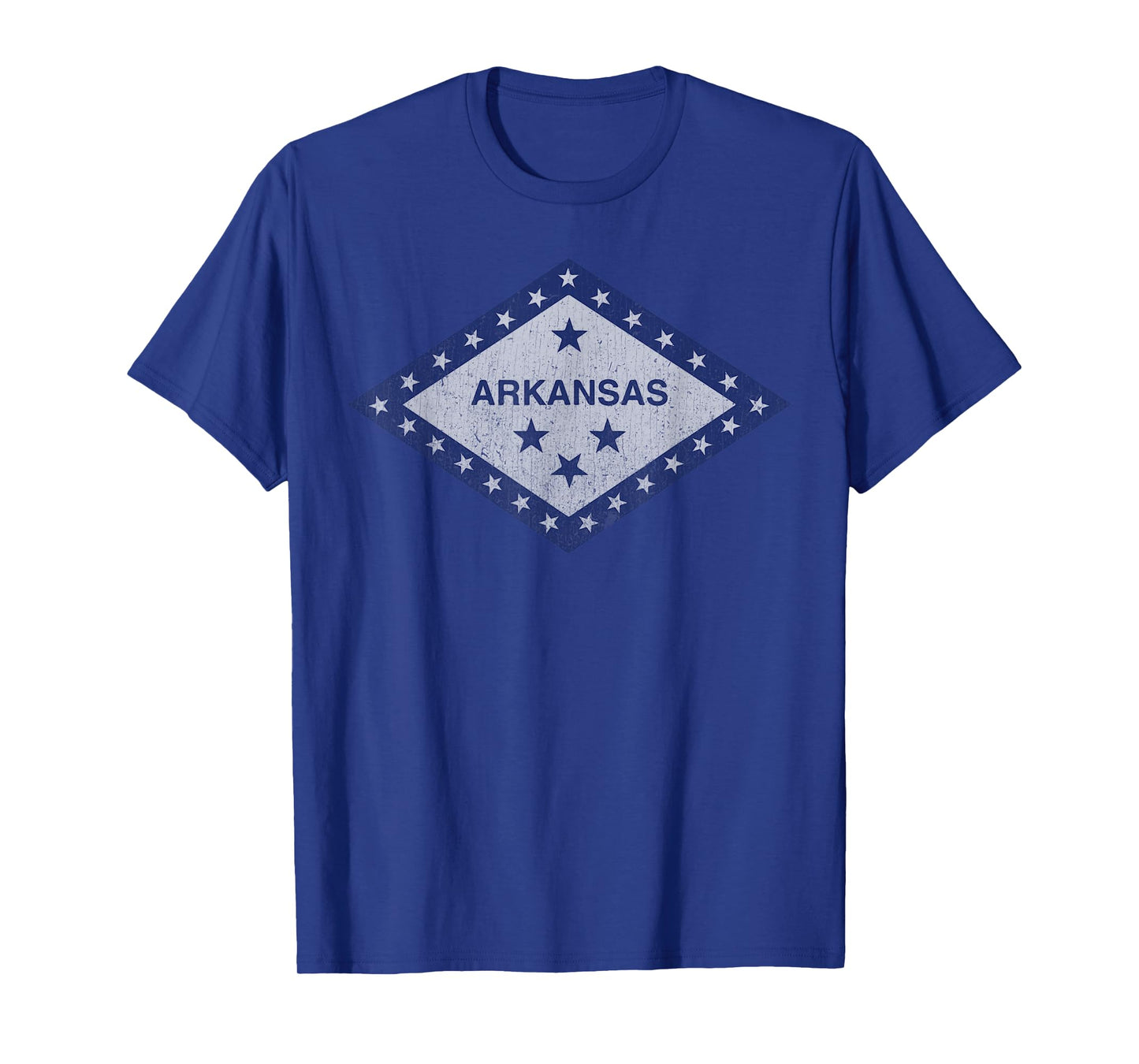 Distressed Stars Arkansas State Flag T-Shirt