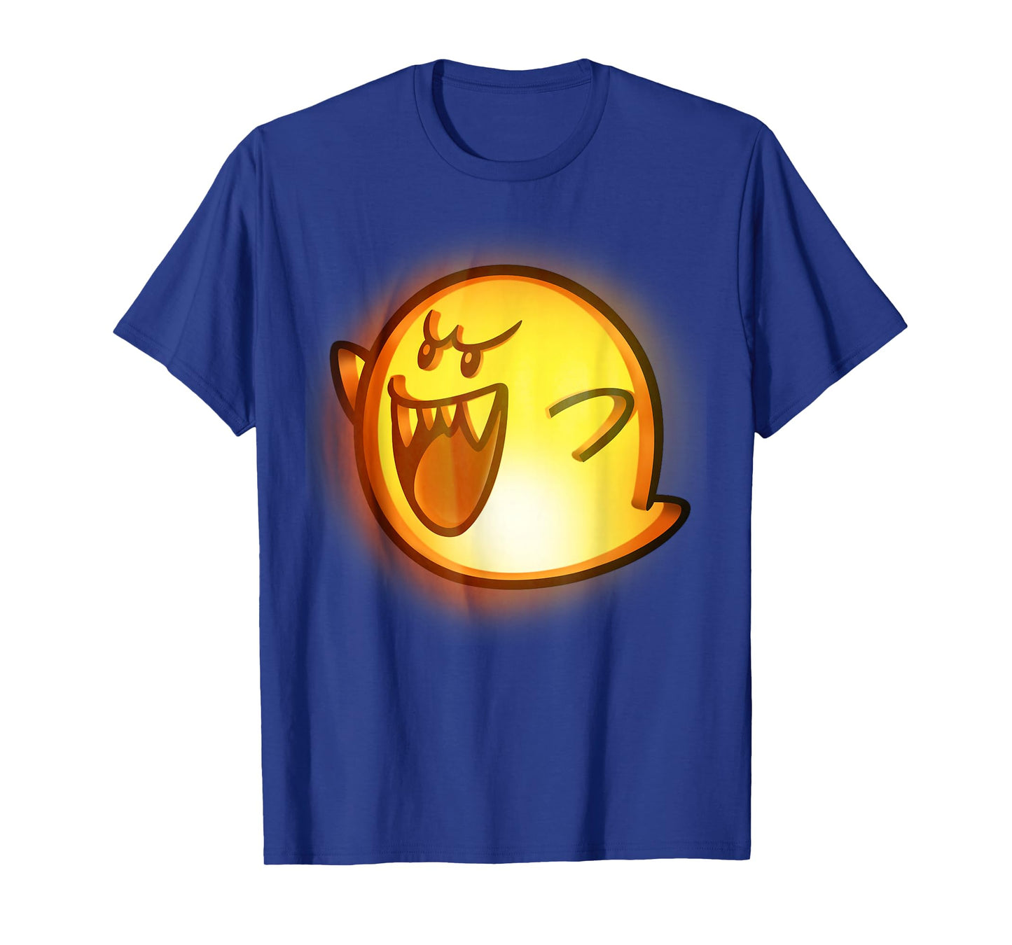 Nintendo Super Mario Boo Halloween Pumpkin Graphic T-Shirt T-Shirt