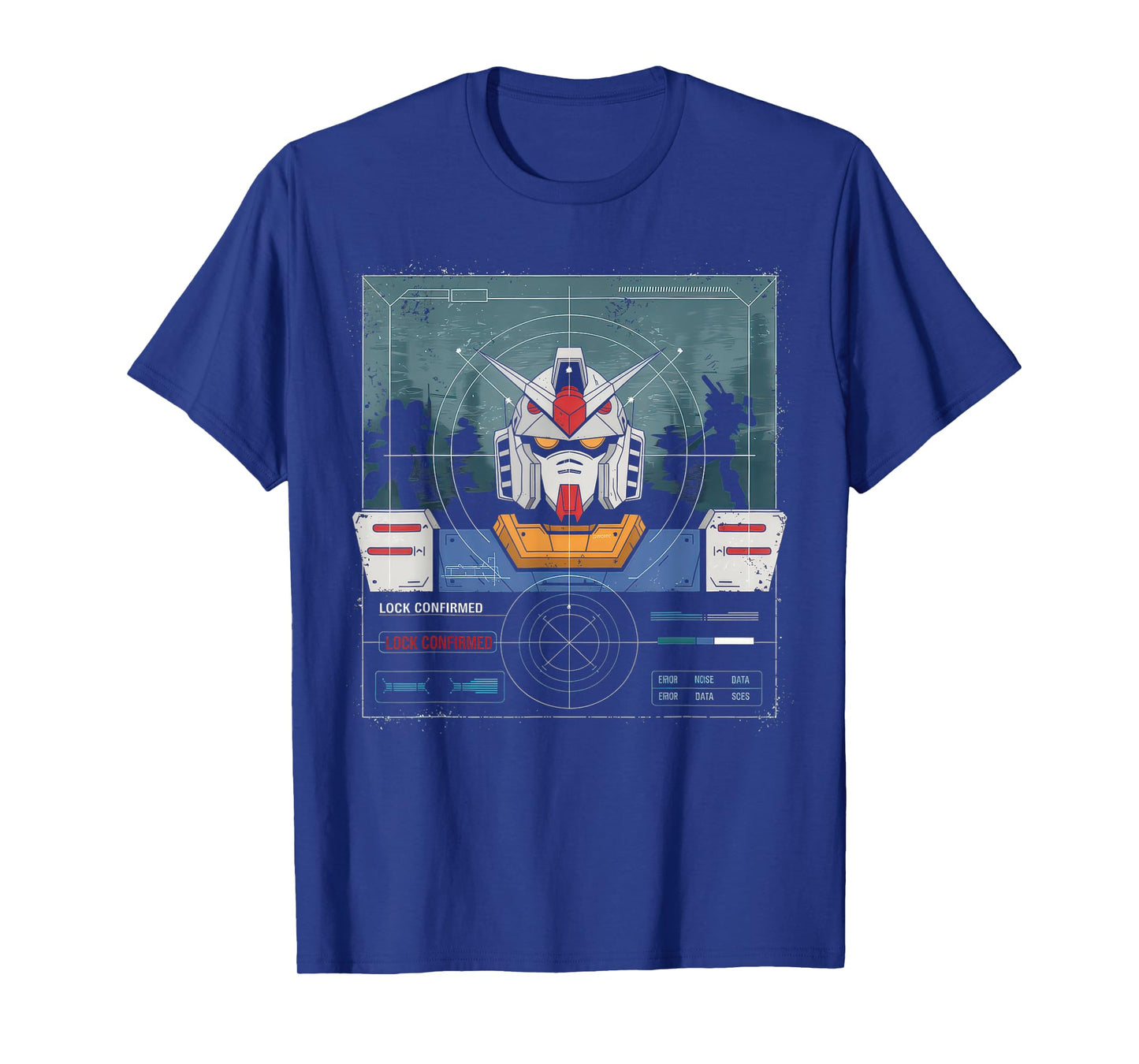 Mecha Tshirt Japanese Mecha Robot Head Anime Art Ukiyo-E T-Shirt