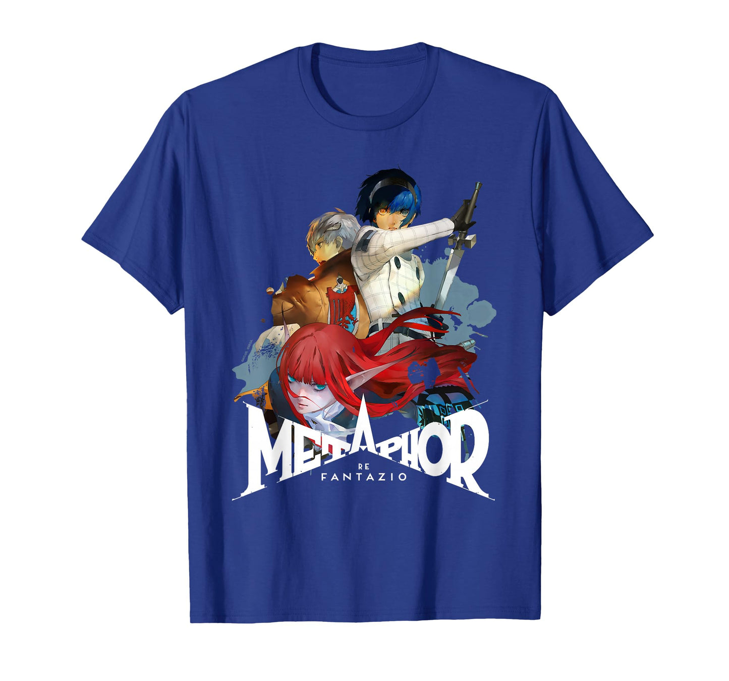 Metaphor: ReFantazio Key Art Trio (White Logo) ATLUS T-Shirt