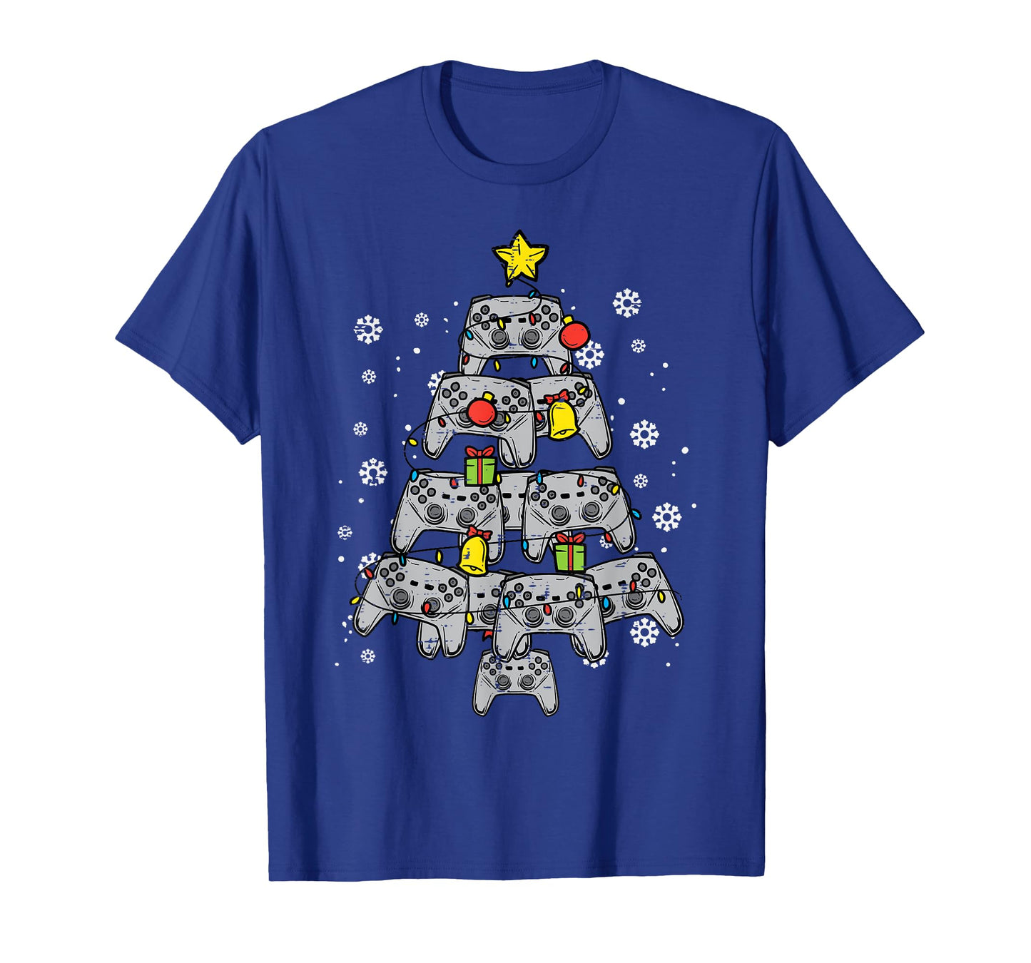 Video Game Controller Christmas Tree Xmas Boy Men Youth Teen T-Shirt