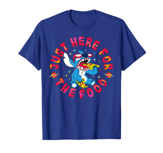 Disney Lilo & Stitch Just Here for The Food T-Shirt