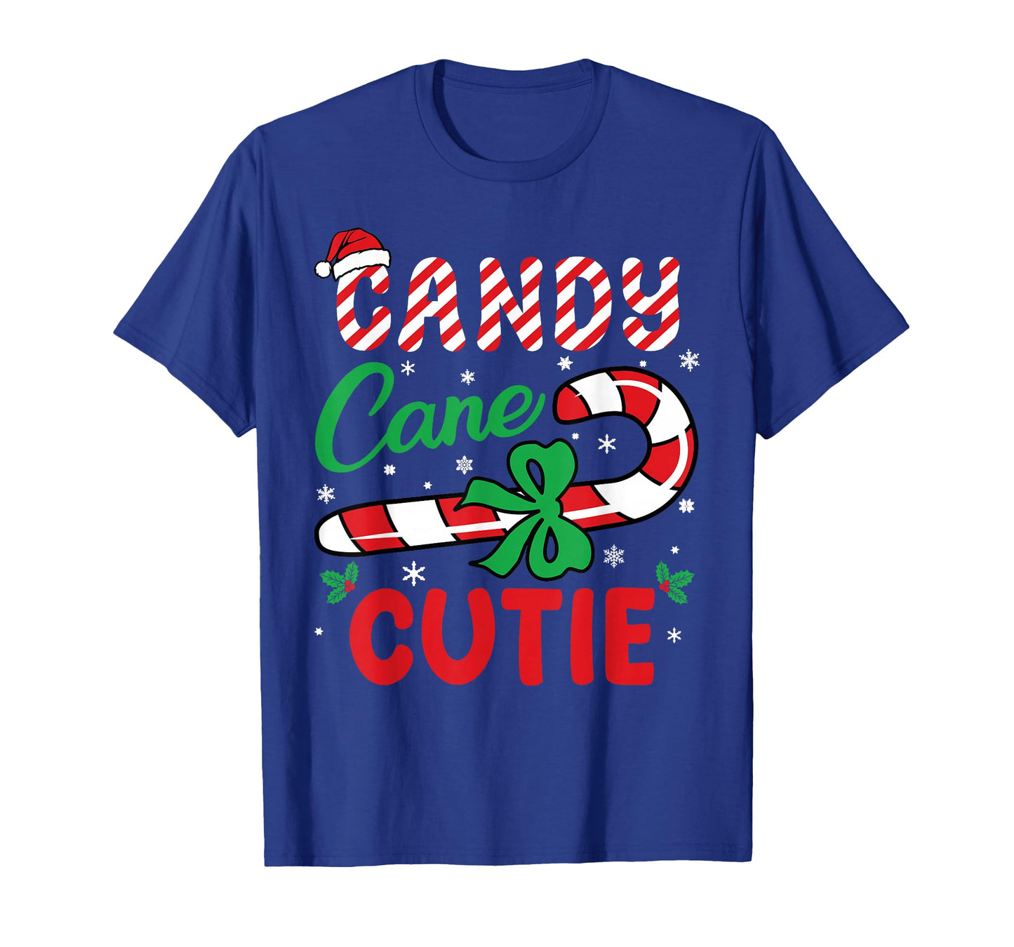Candy Cane Cutie Funny Christmas Holiday Boys Toddlers Kids T-Shirt