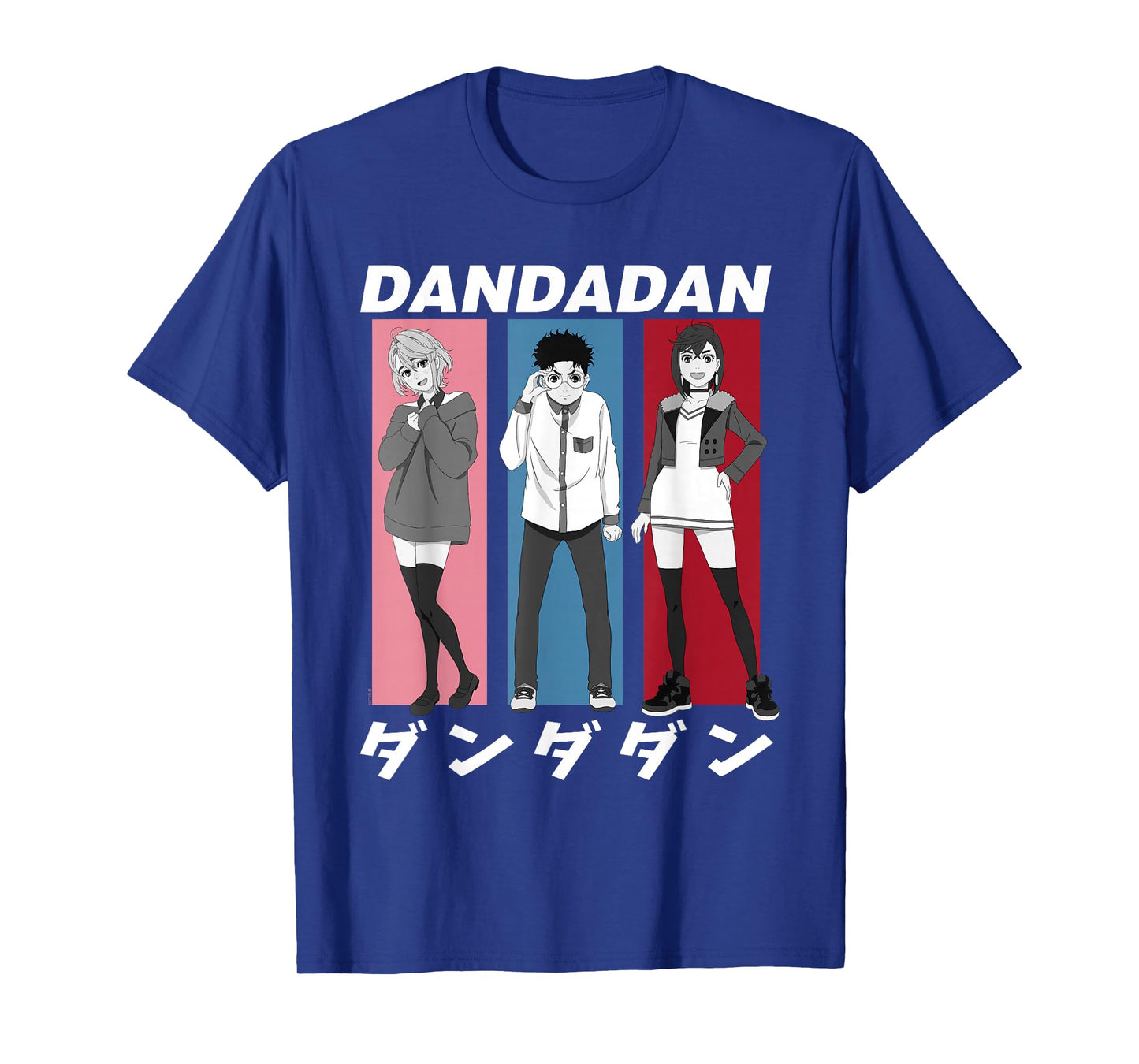 Dan Da Dan Momo Okarun Aira Colored Frames Anime T-Shirt