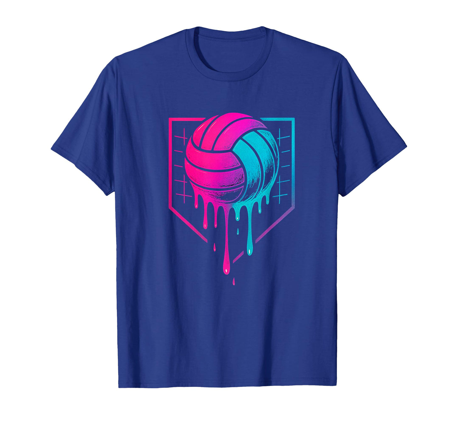 Volleyball Drip for Teens Ice Cream Drip Girls Volleyball T-Shirt