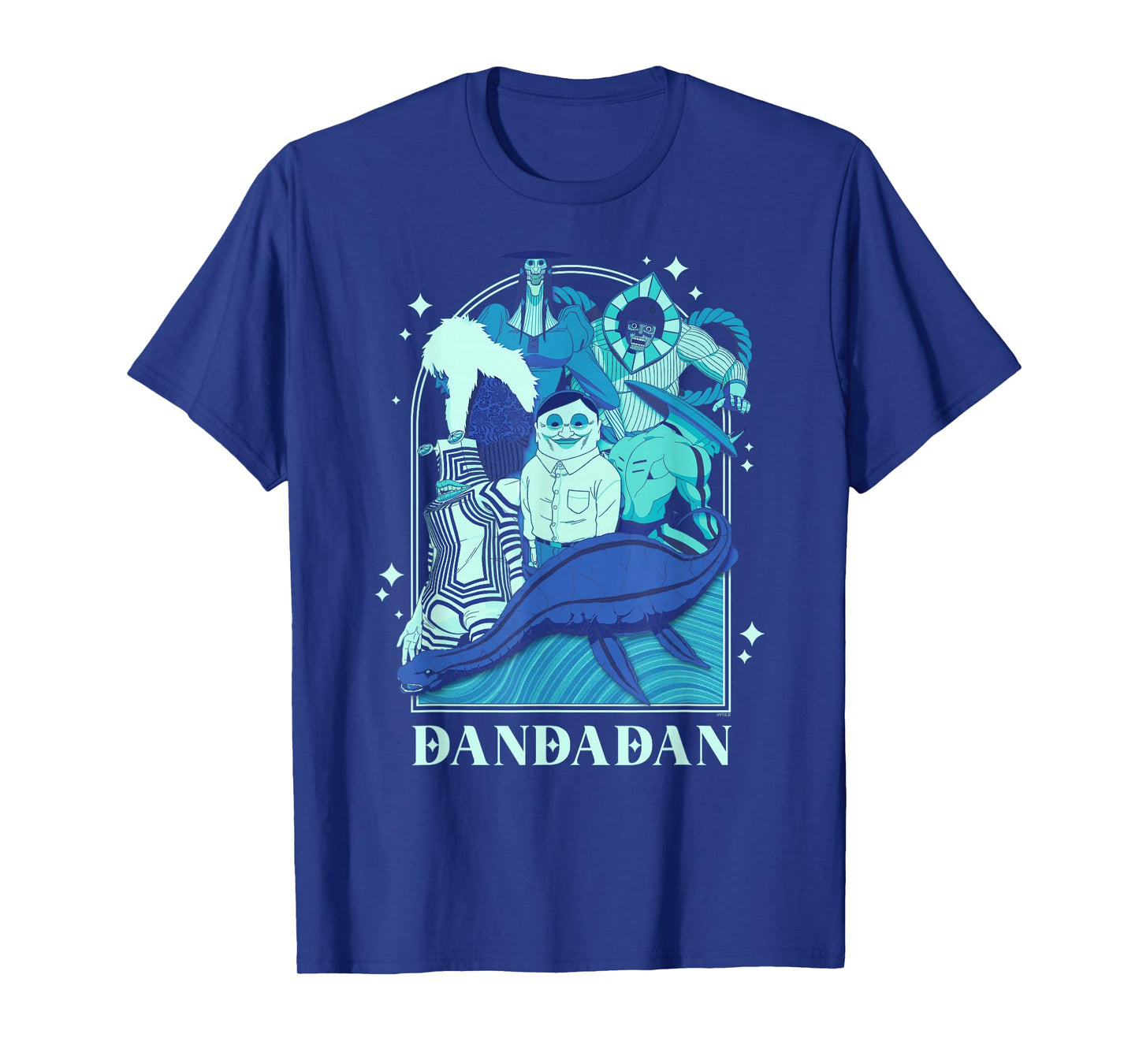 Dan Da Dan Framed Paranormal Characters Anime T-Shirt