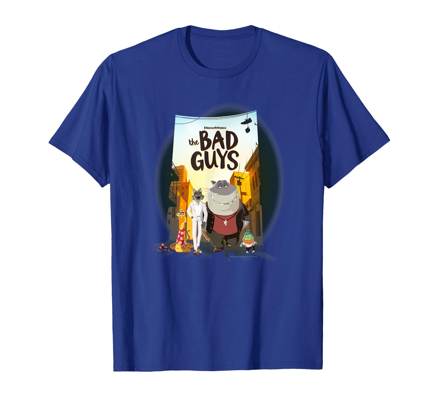 The Bad Guys Group Movie Poster Alternate T-Shirt