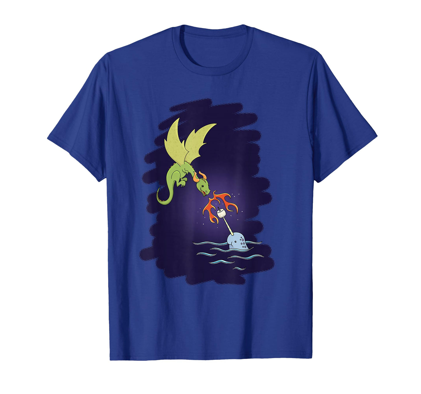Dragon & Narwhal Campfire Marshmallow Roast, Teamwork T-Shirt