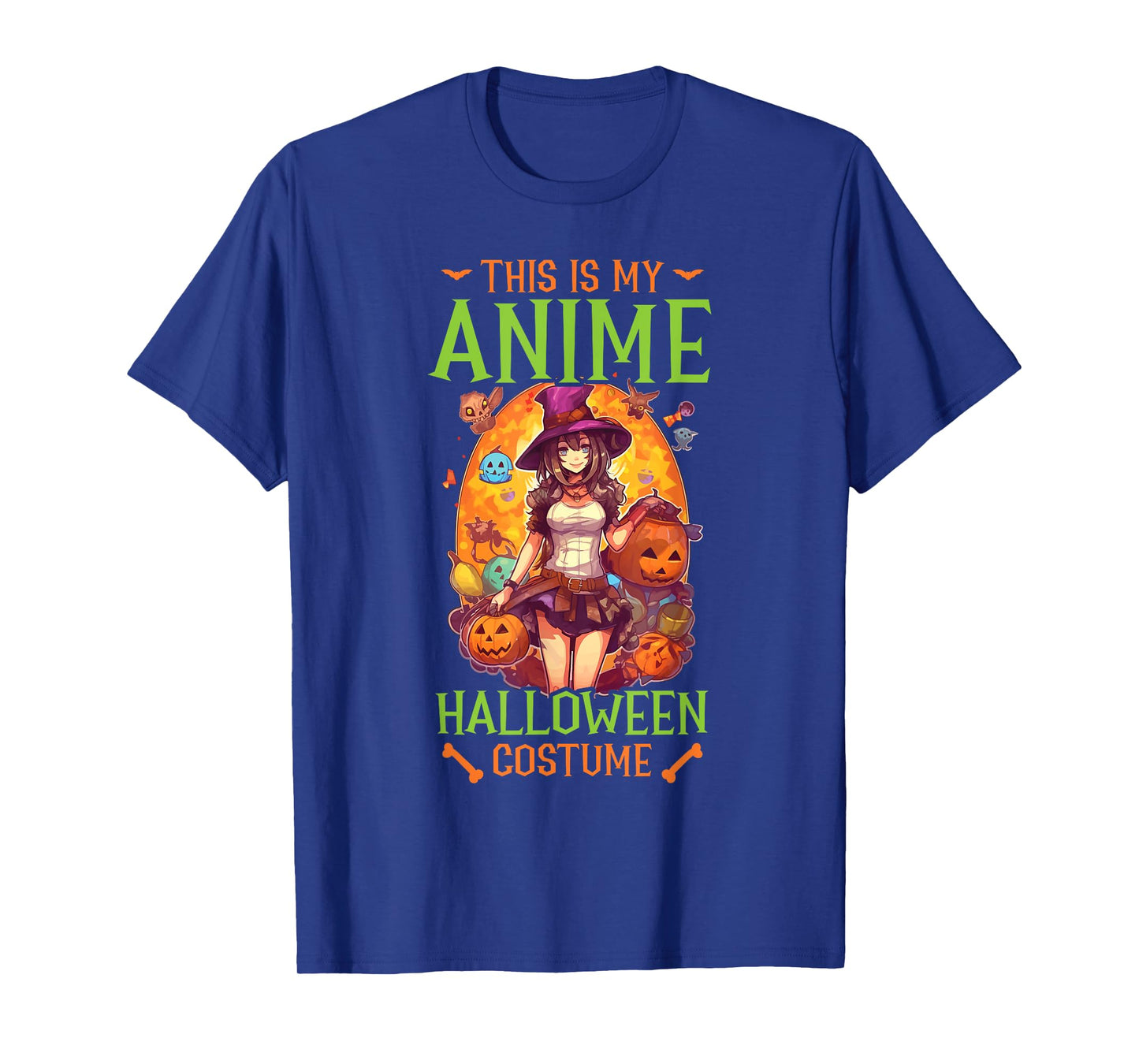 Anime Halloween Kawaii Trick Or Treat Spooky Manga Reader T-Shirt
