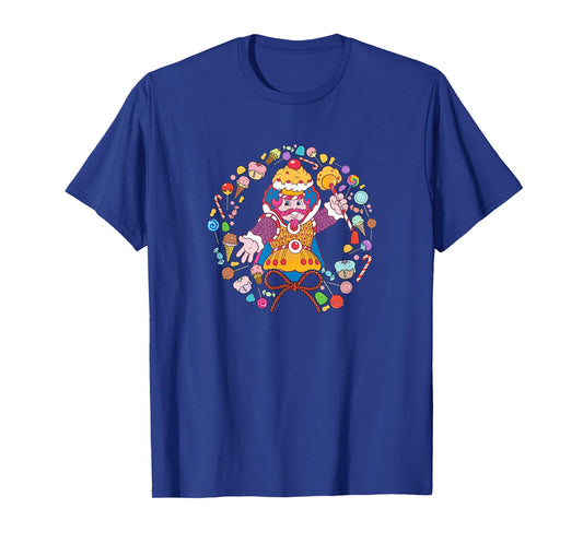 Candy Land Christmas King Kandy Wreath T-Shirt