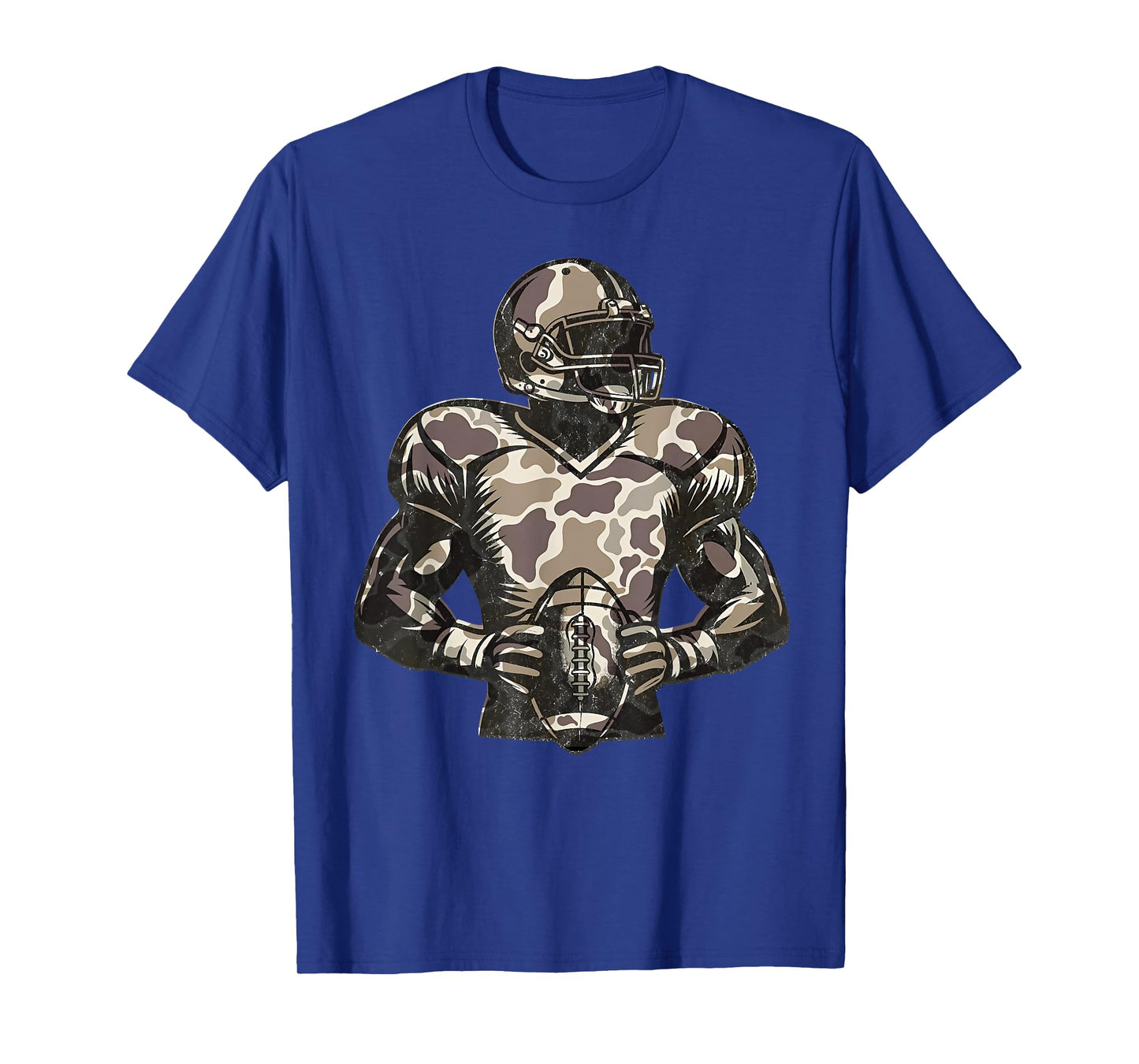 Camouflage Touchdown American Football Game Day Thanksgiving T-Shirt