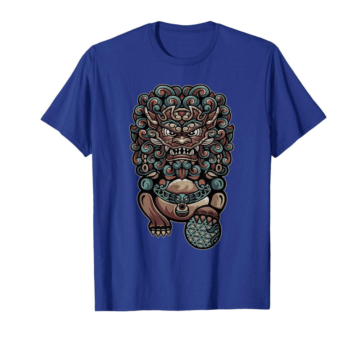 Chinese Guardian Lion Fu Dog or Foo Dog T-Shirt for Men Women