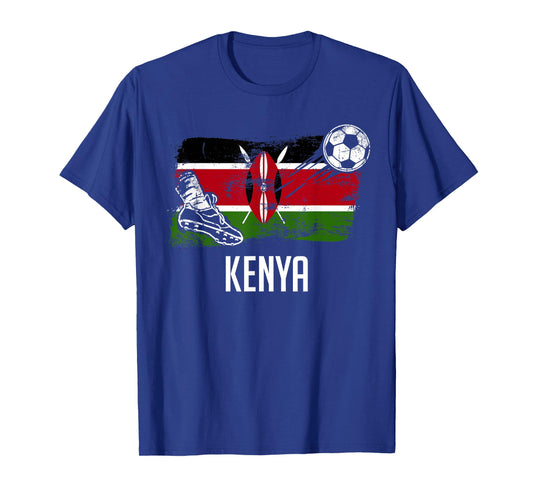 Kenya Flag Jersey Kenyan Soccer Team Kenyan T-Shirt