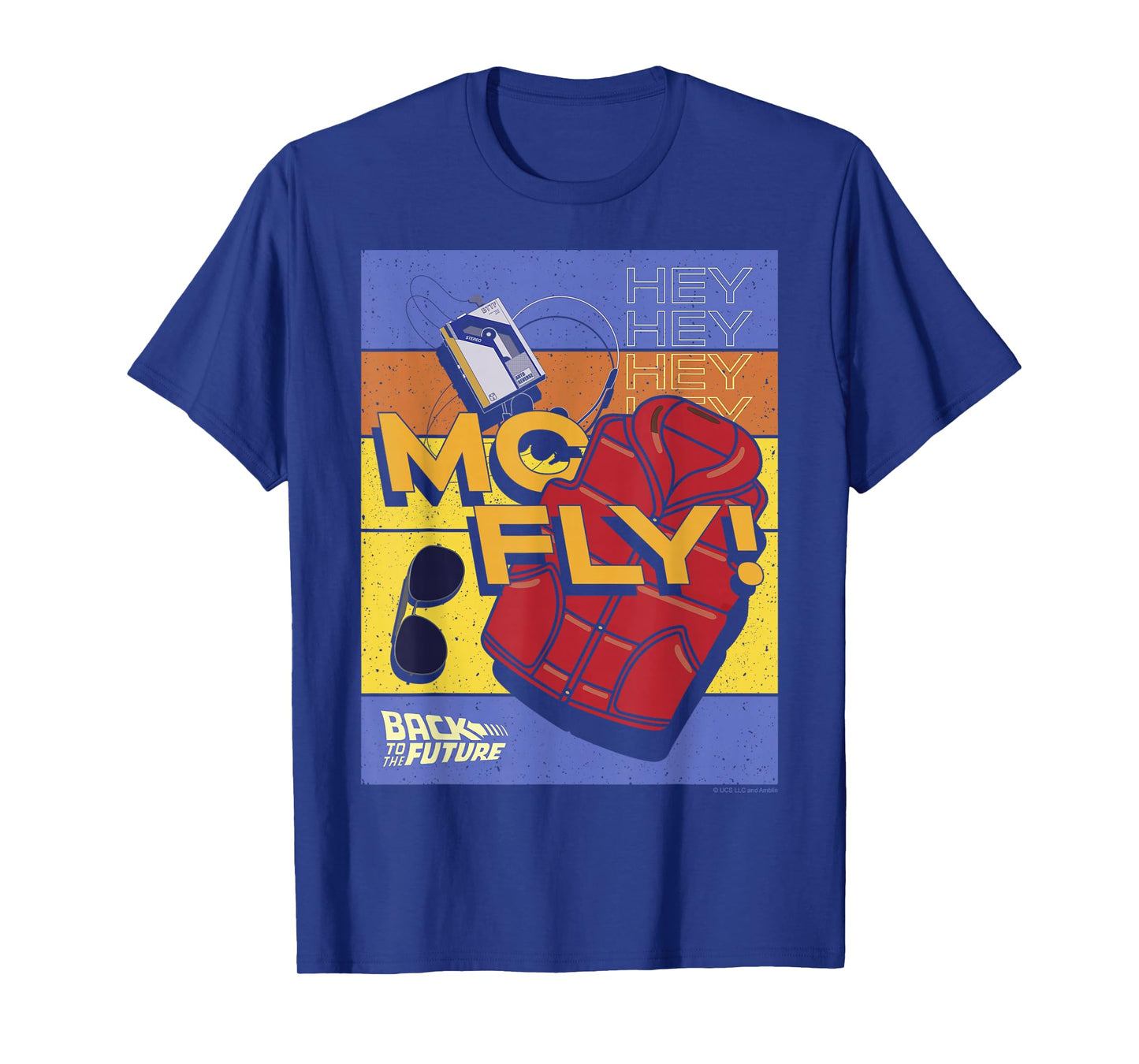Back to The Future 35th Anniversary McFly Item Poster T-Shirt