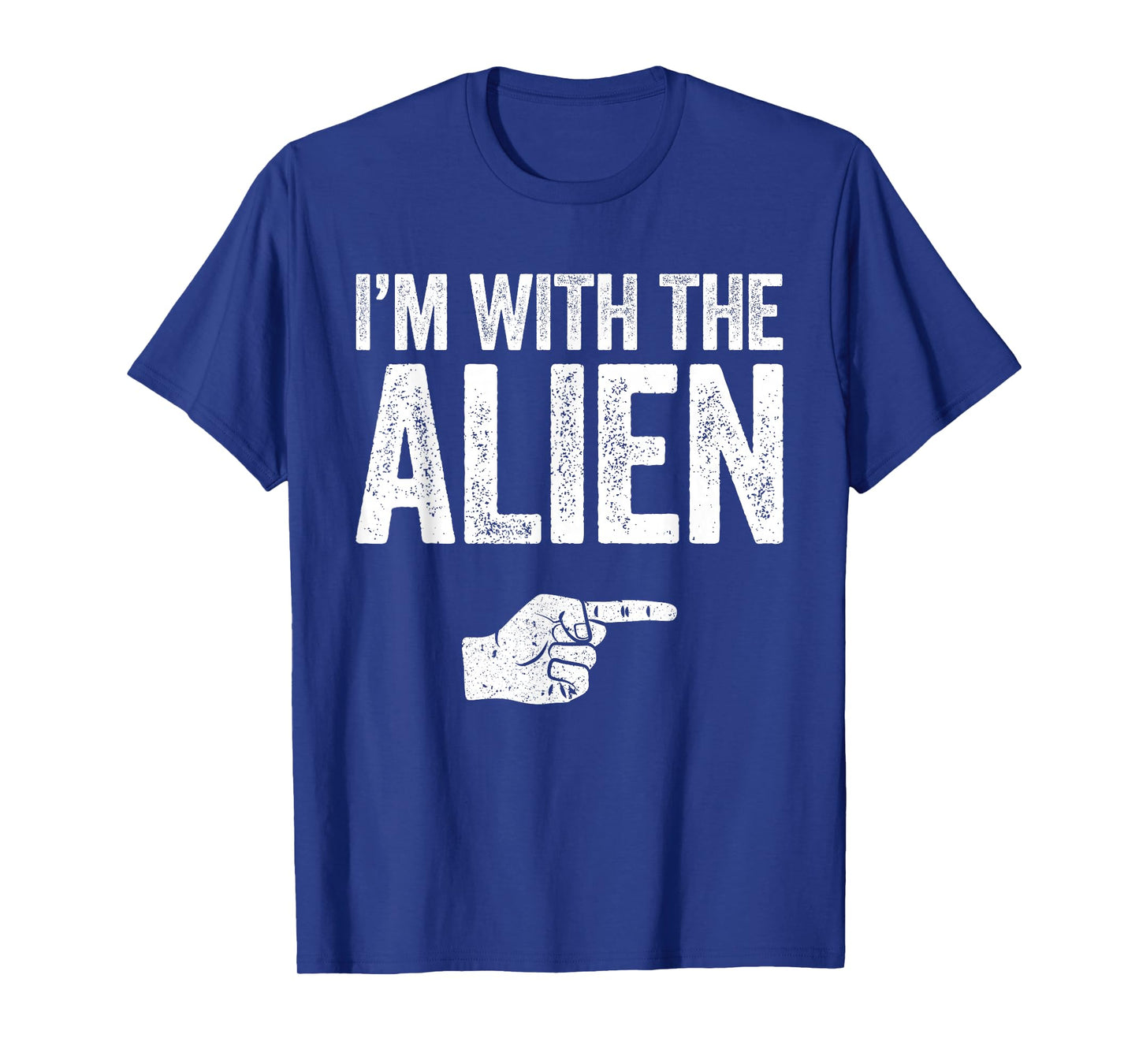 I'm With The Alien Shirt Adult Kids Matching Alien Costume T-Shirt
