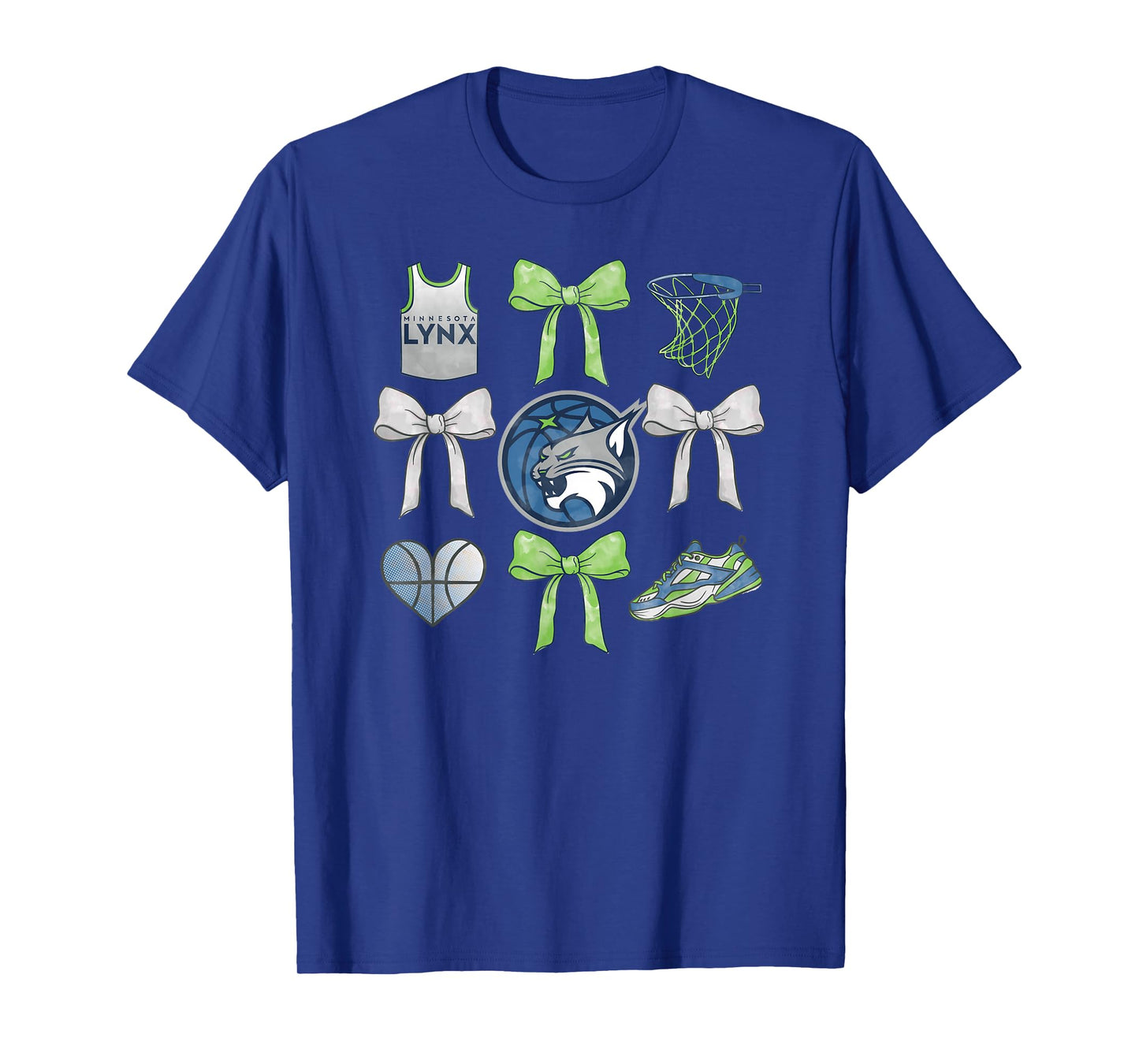 WNBA Minnesota Lynx Bow Grid T-Shirt