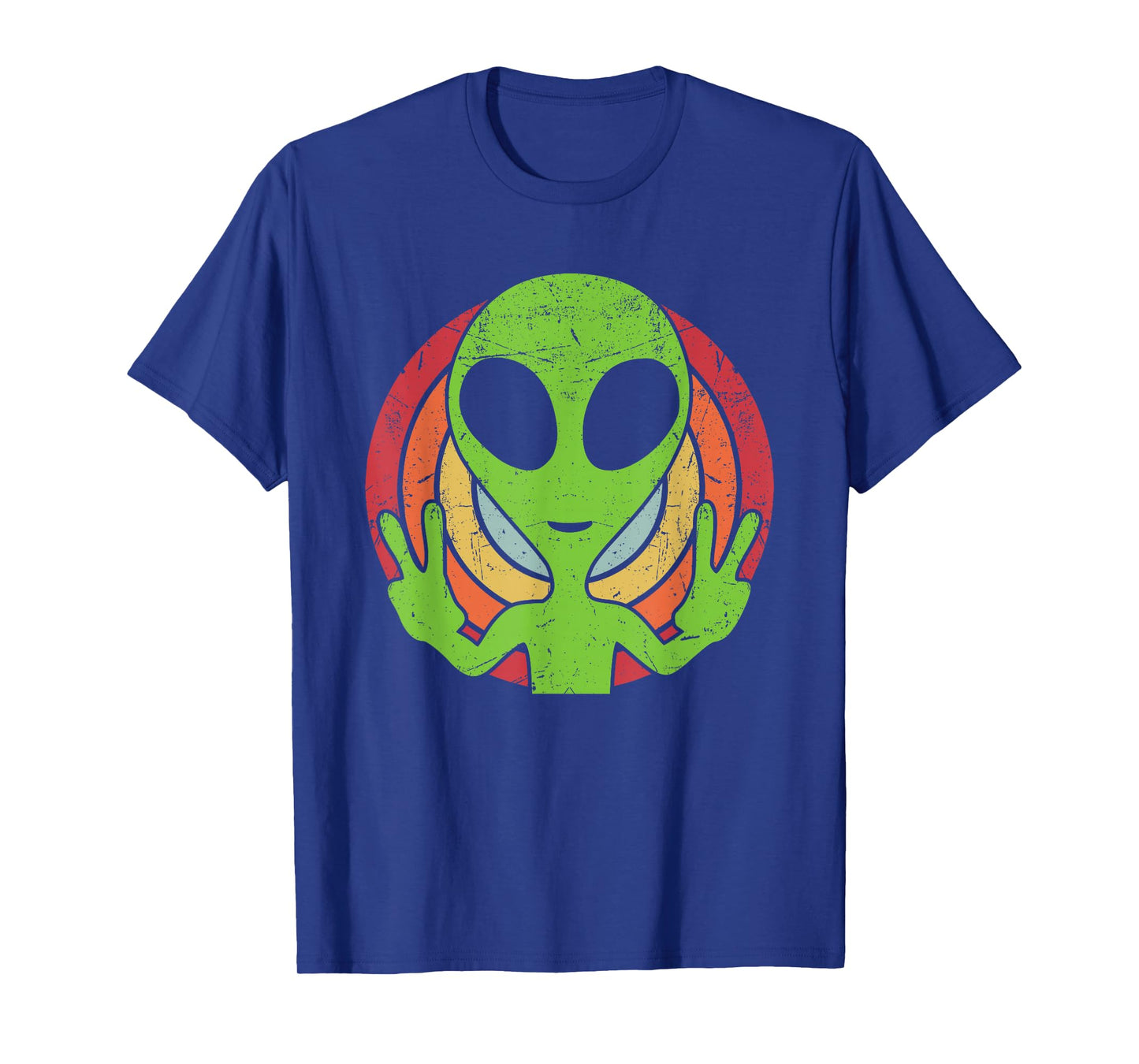 Funny Retro 80's Style Vintage UFO Lover Alien Space Gift T-Shirt