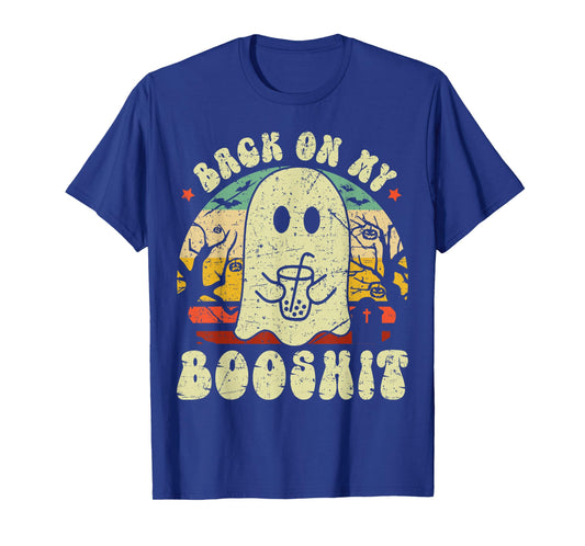 Back On My BooShit Funny Boo Ghost Halloween Costume T-Shirt