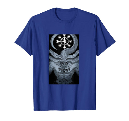 JujuCustoms Unisex Anime Apparel T-Shirt, Black, Small, Short Sleeve, Crew Neck, Classic Fit, Anime Graphic