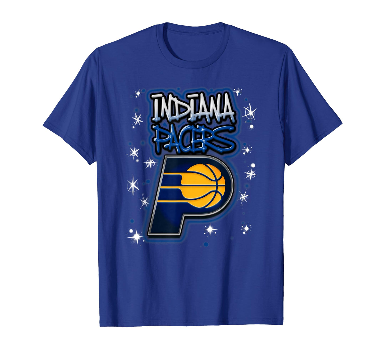 NBA Indiana Pacers Airbrush Logo T-Shirt