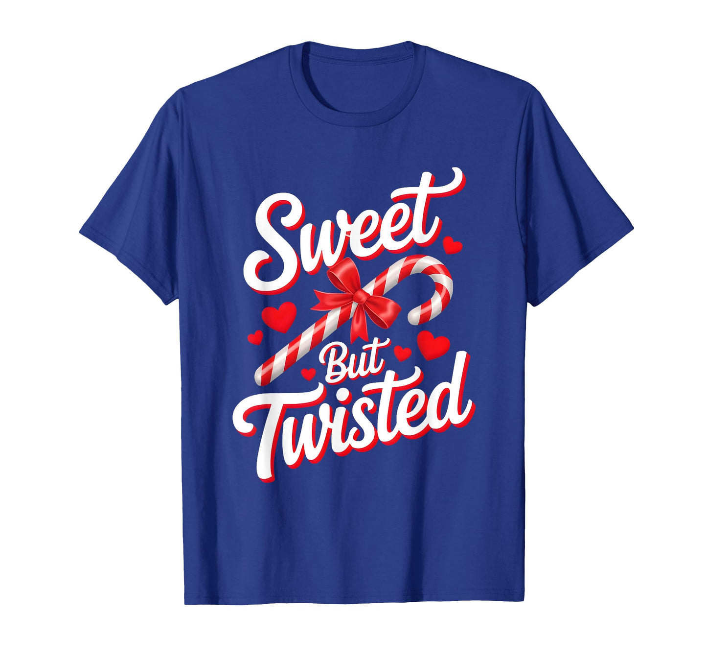 Sweet But Twisted Funny Christmas Candy Cane Xmas Holiday T-Shirt