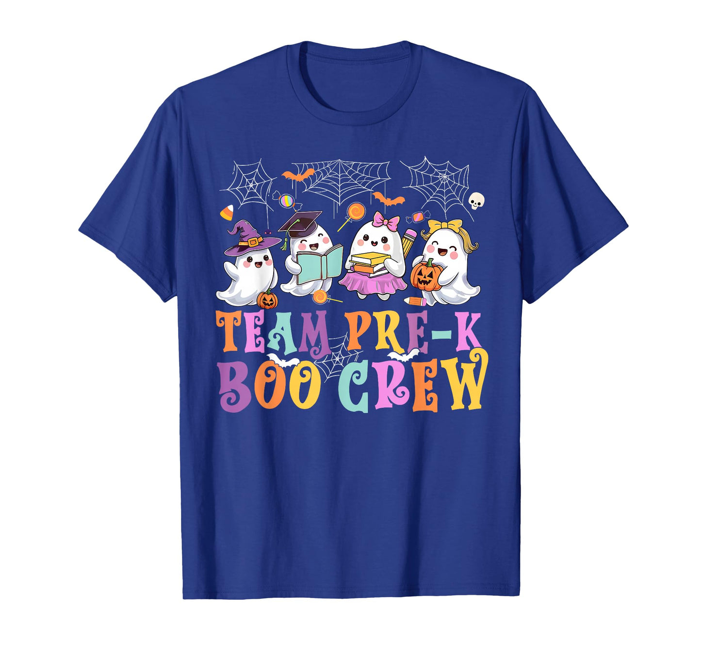 Pre-K Boo Crew Ghost Halloween Teacher Student T-Shirt