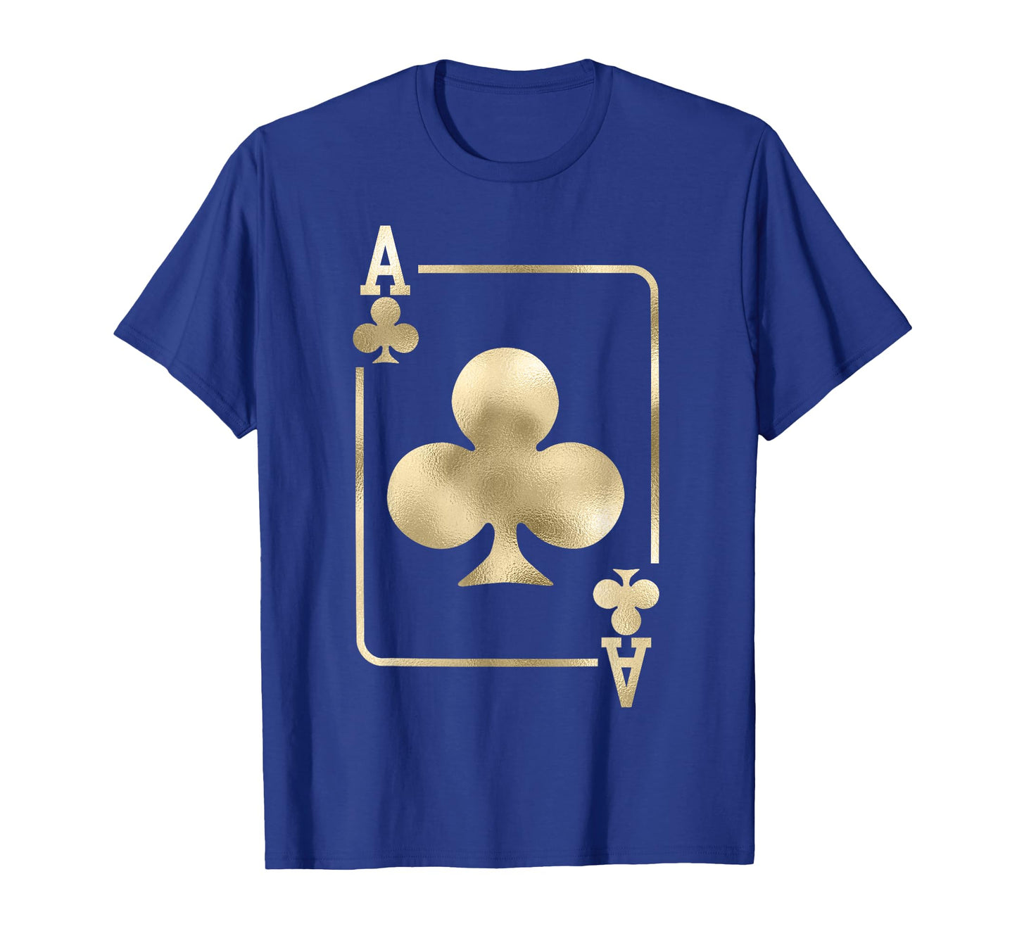 Ace of Clubs Playing Card Halloween Costume Glam T-Shirt