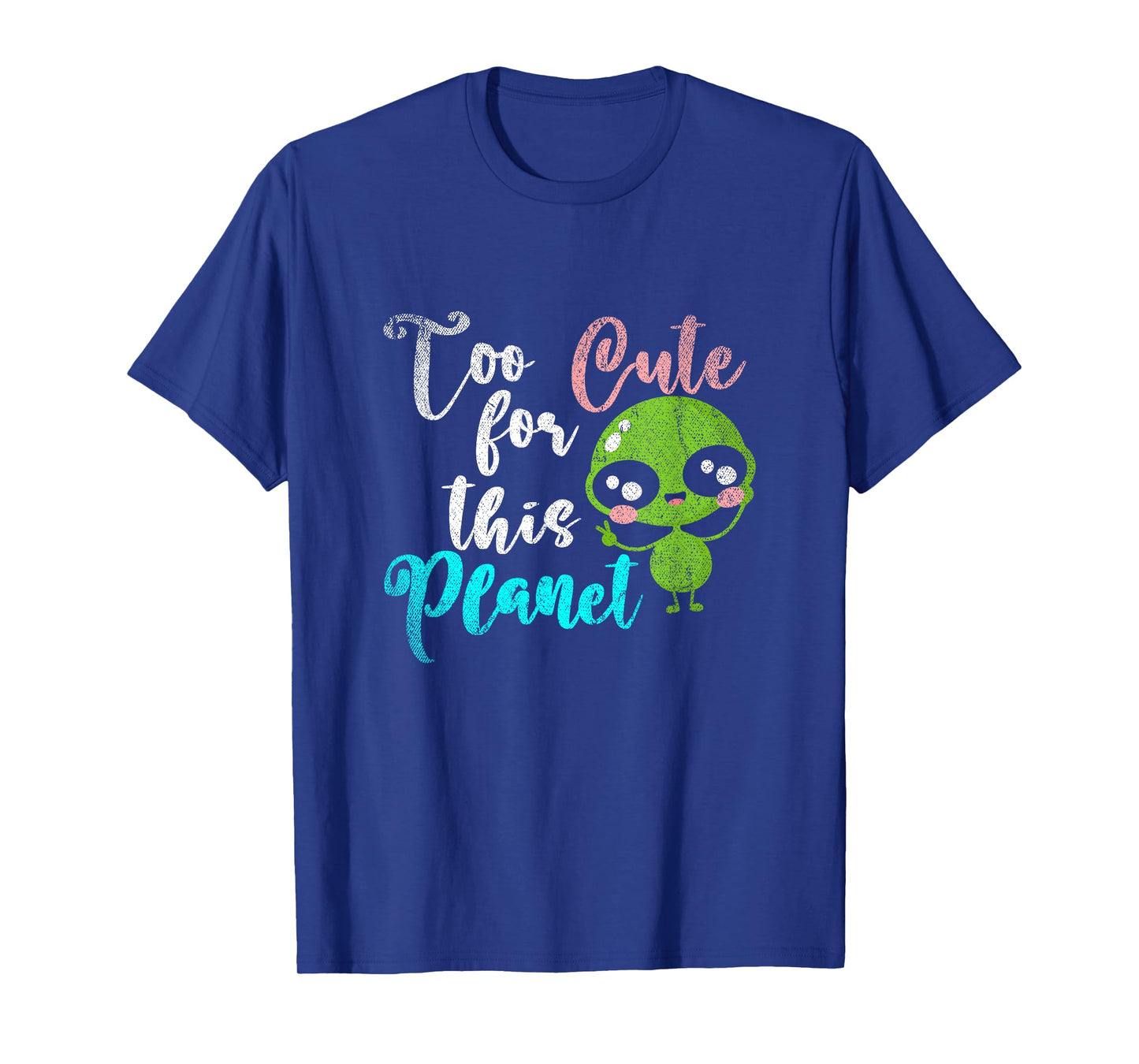 Funny UFO Women Girls Kids Gift Idea Cute Alien T-Shirt