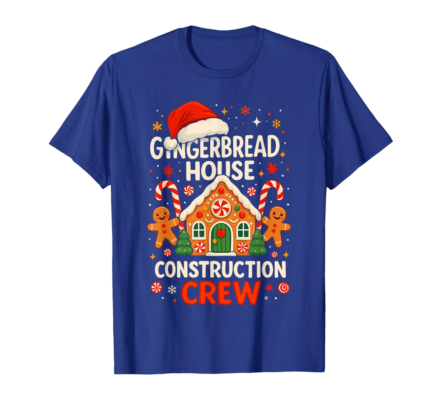 Gingerbread Man Costume Gingerbread House Construction Crew T-Shirt
