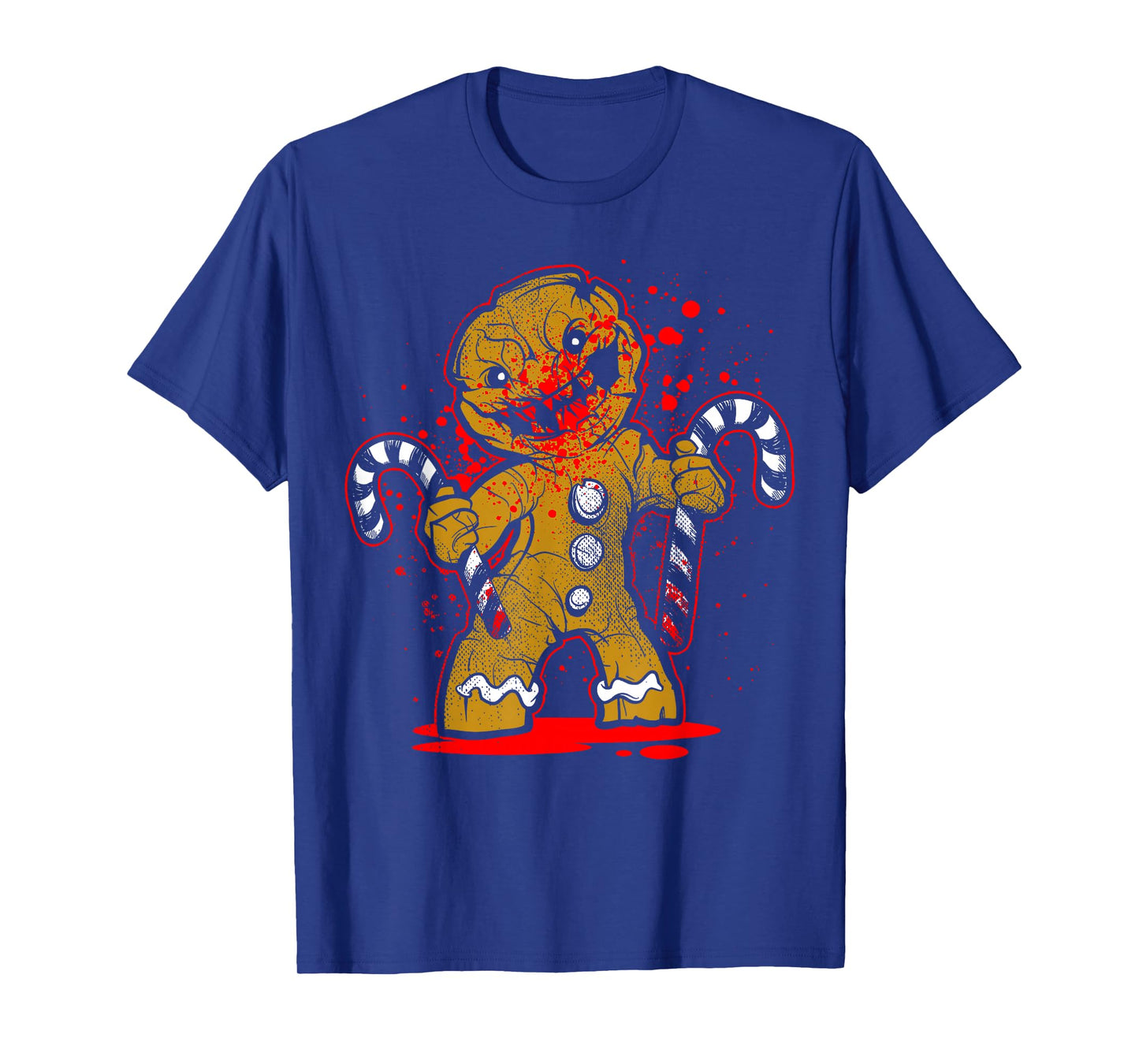 Scary Zombie Gingerbread Man T-shirt