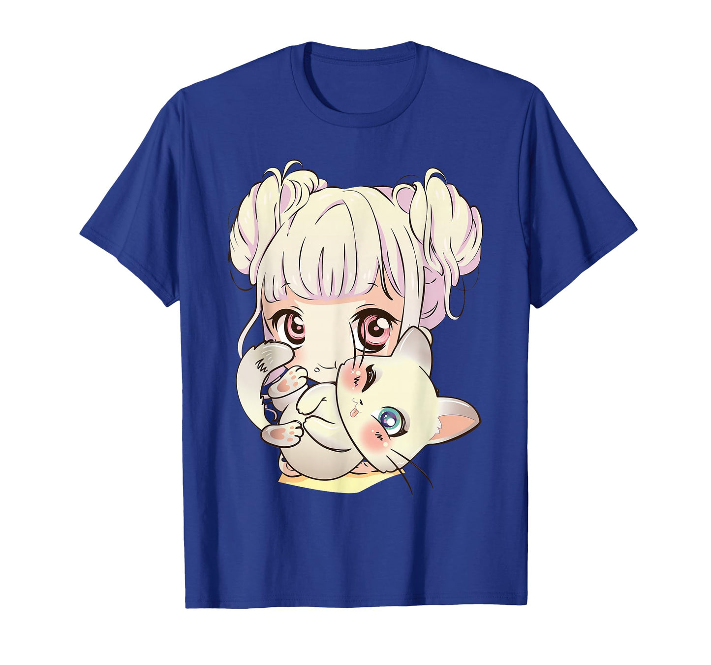 Cute Anime and Cats for Teen Manga Kawaii Graphic Otaku T-Shirt