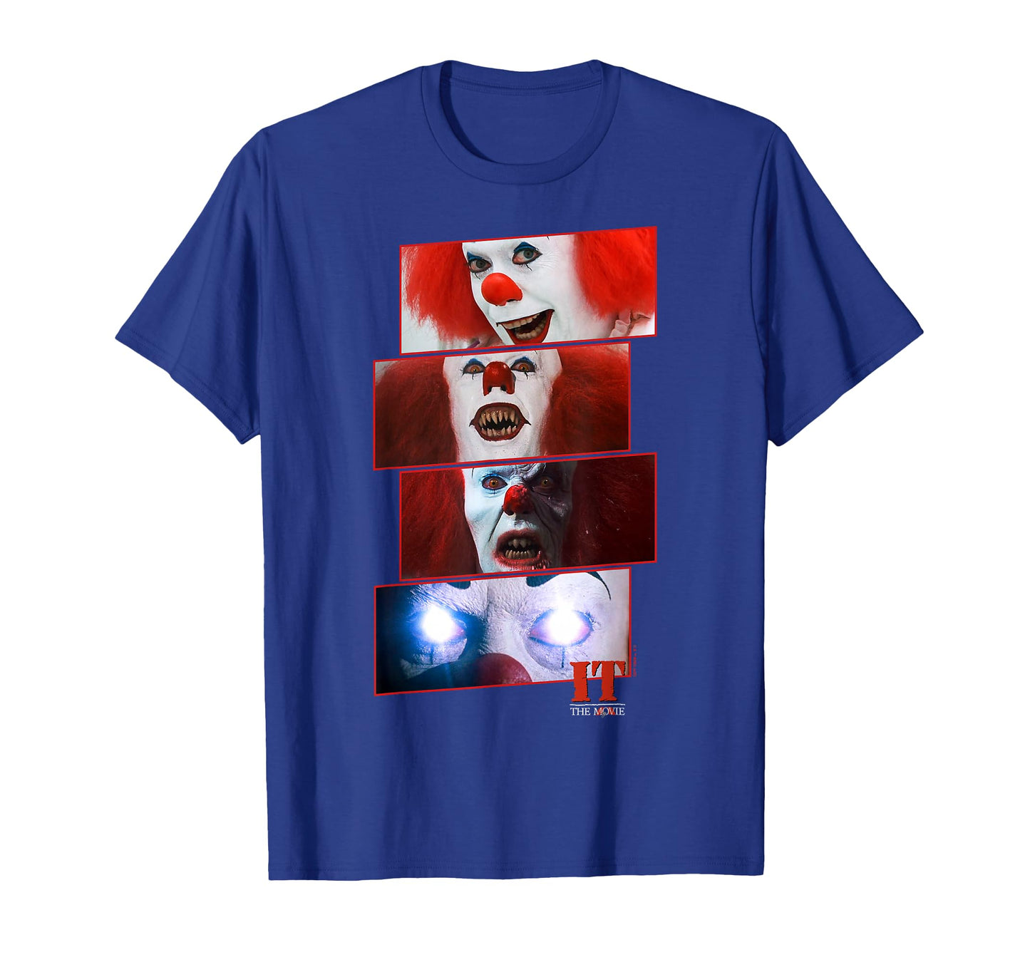 IT Movie Pennywise Scary Stacked Panels T-Shirt
