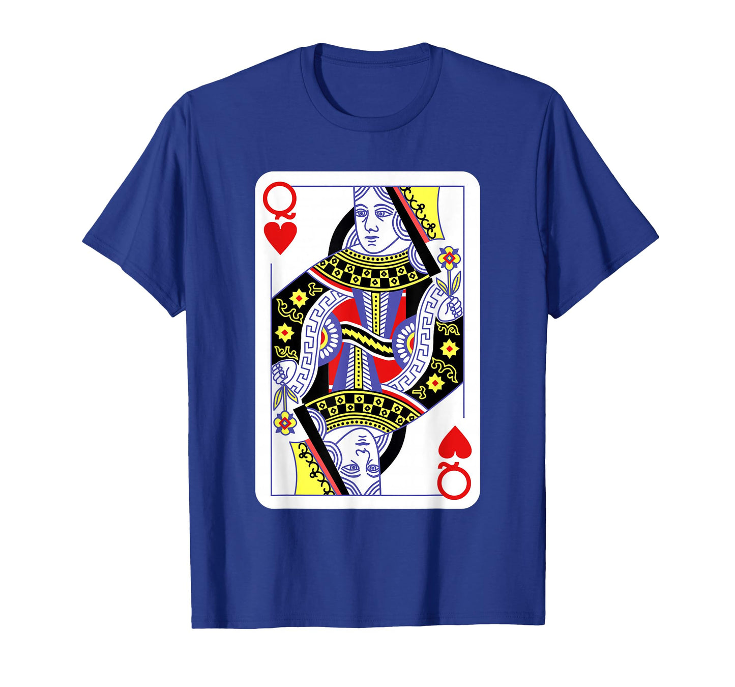 Queen Of Hearts Playing Cards Halloween Costume Casino Easy T-Shirt
