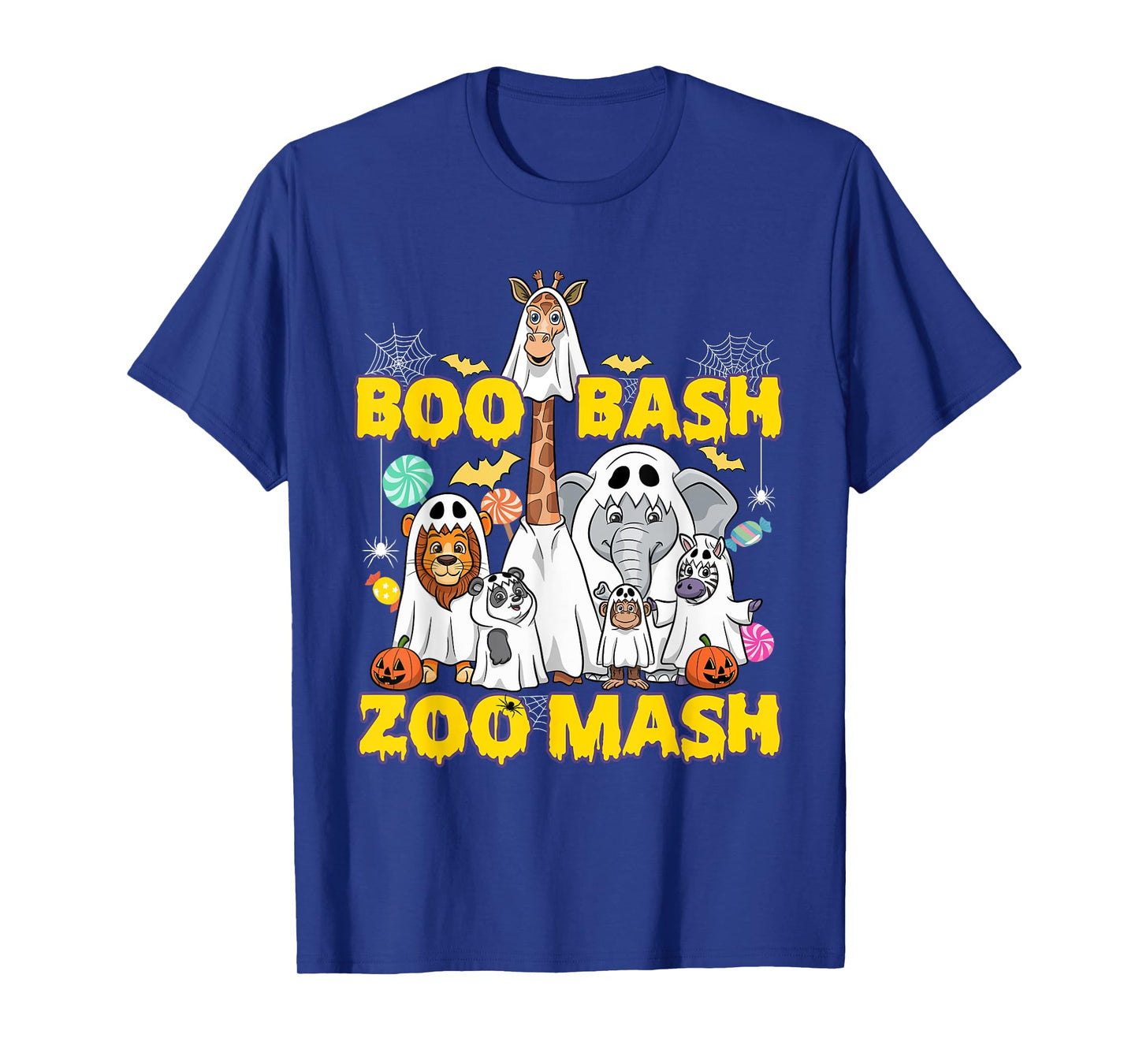 Boo Bash Zoo Mash Halloween Animals T-Shirt