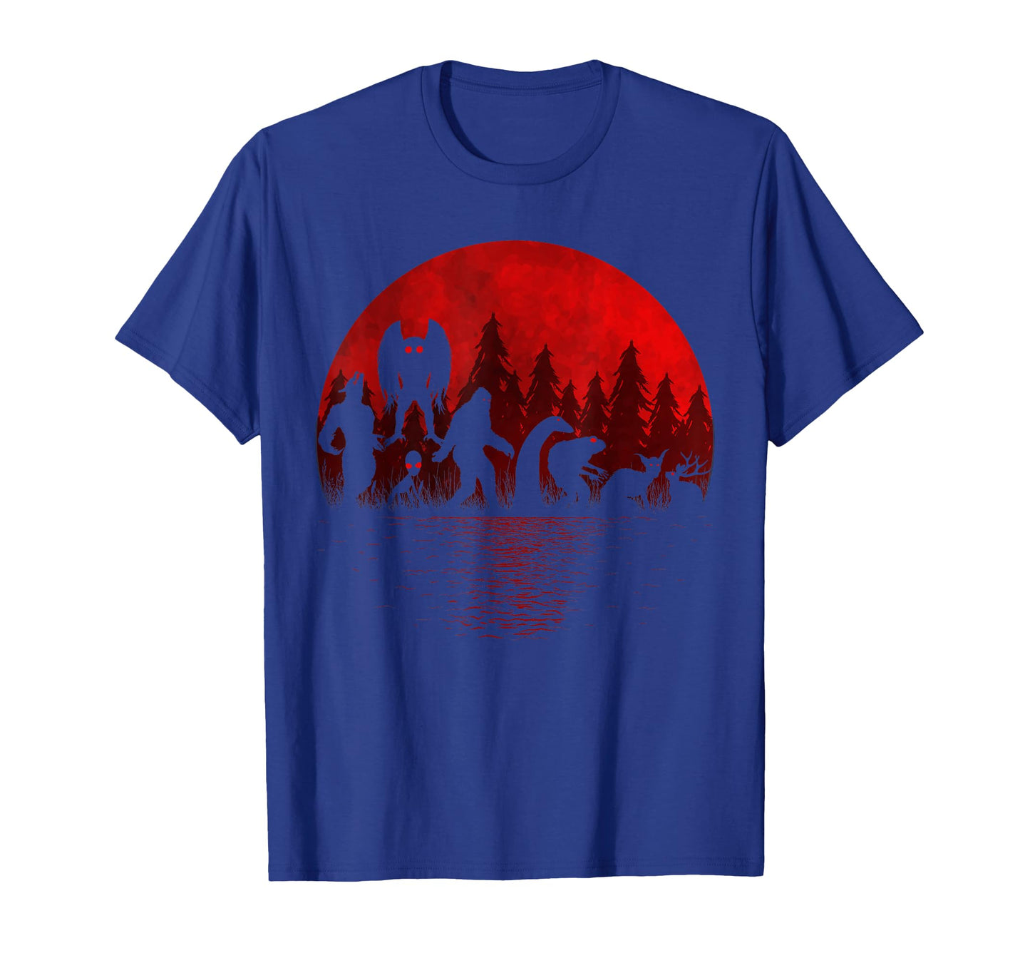 Bigfoot Loch Ness Monster Mothman And Others! Funny Cryptid T-Shirt