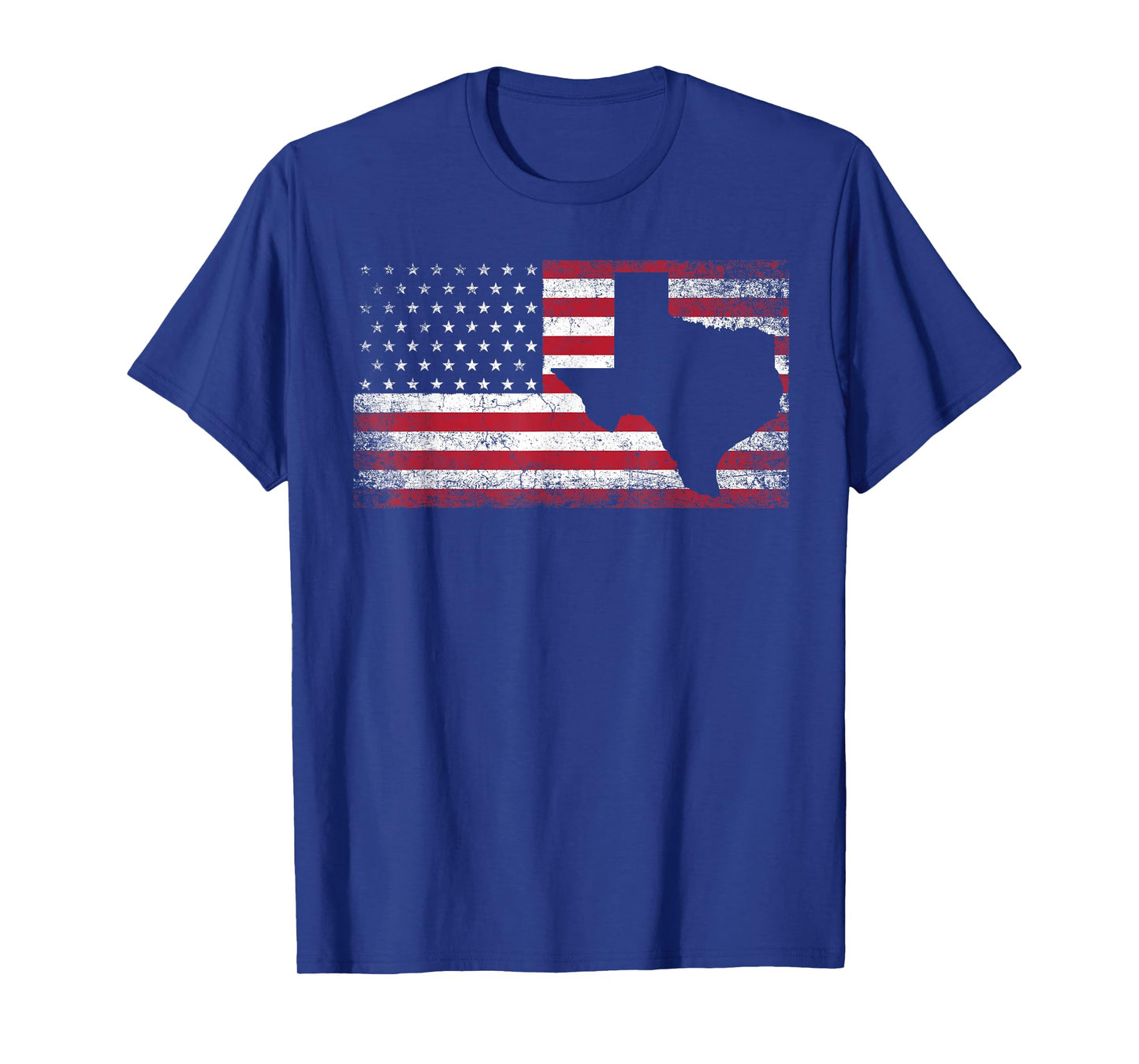 American Flag Texas 4th of July Vintage Gift Men Women Retro T-Shirt Small