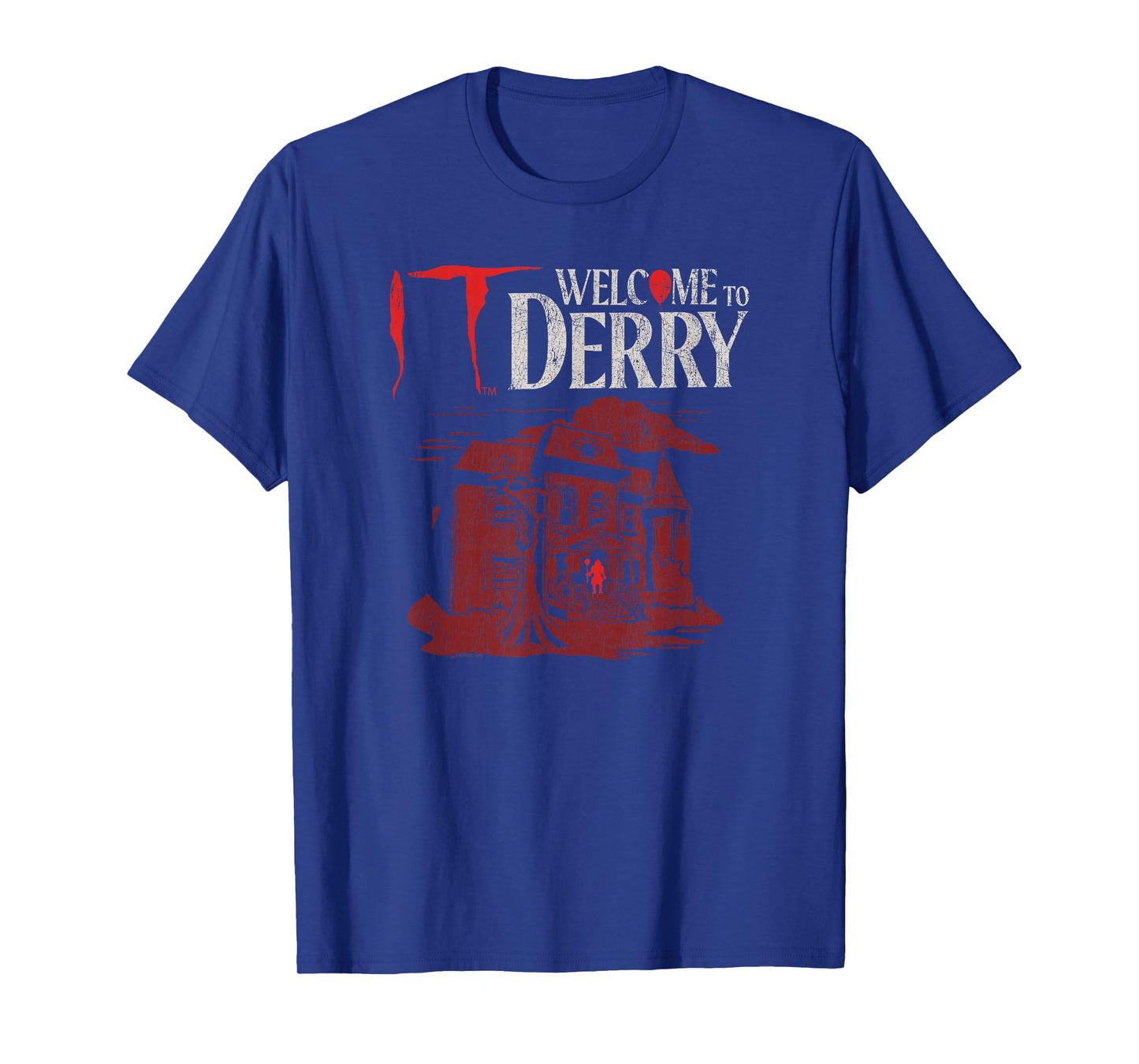 IT: Welcome to Derry Red Tone Haunted House Horror TV Show T-Shirt
