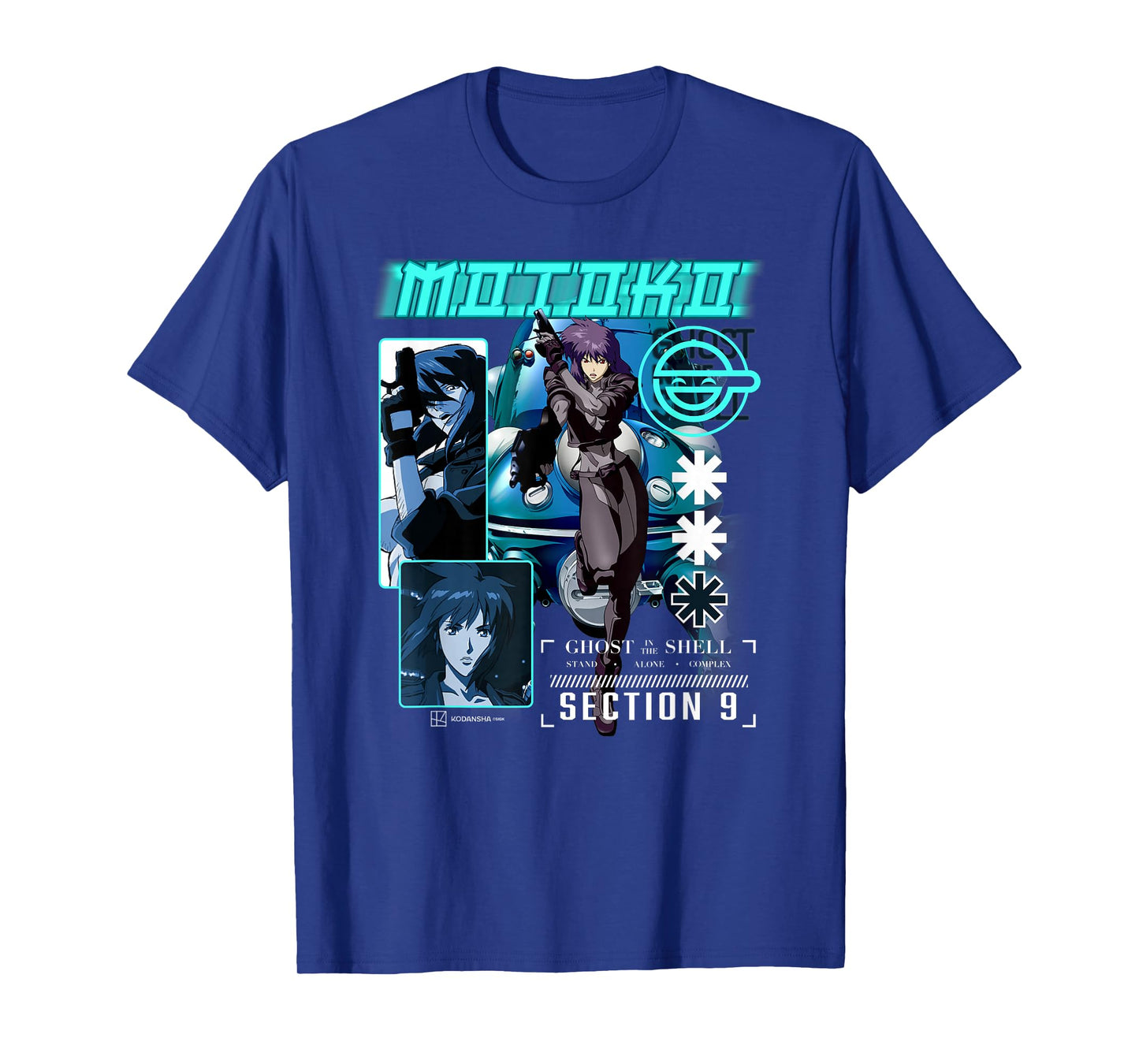 Ghost in the Shell Stand Alone Complex Section 9 Motoko Shot T-Shirt