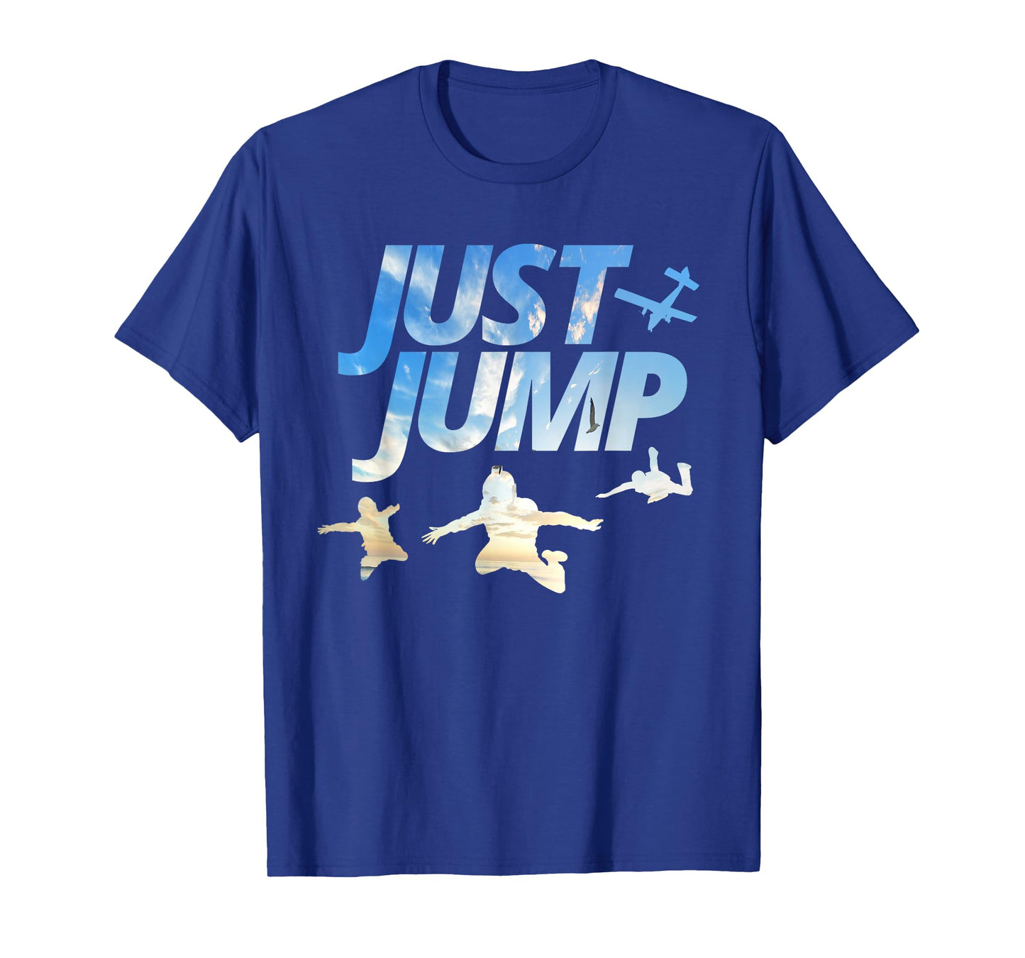 Sky Diving Jump Easy to Sky Diver Sky Silhouettes T-Shirt