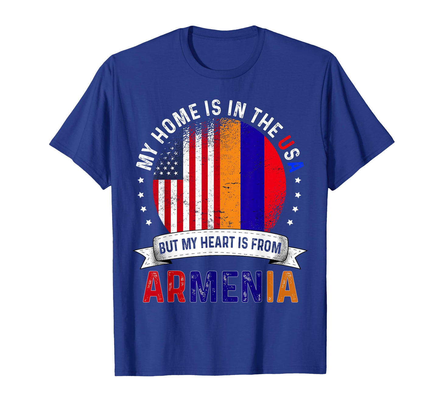 Armenian American Patriot Heart is from Armenia Flag T-Shirt