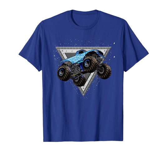 Monster Truck Shirt for Adults and Kids - Blue Truck T-Shirt