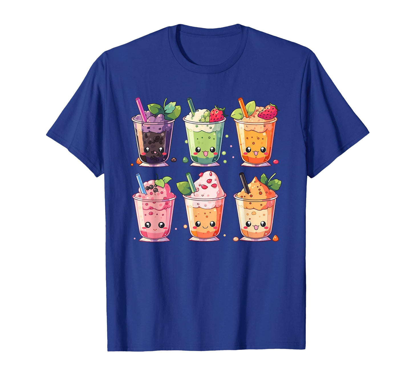 Cute Bubble Tea Boba Milk Tea Kawaii Anime Lover T-Shirt
