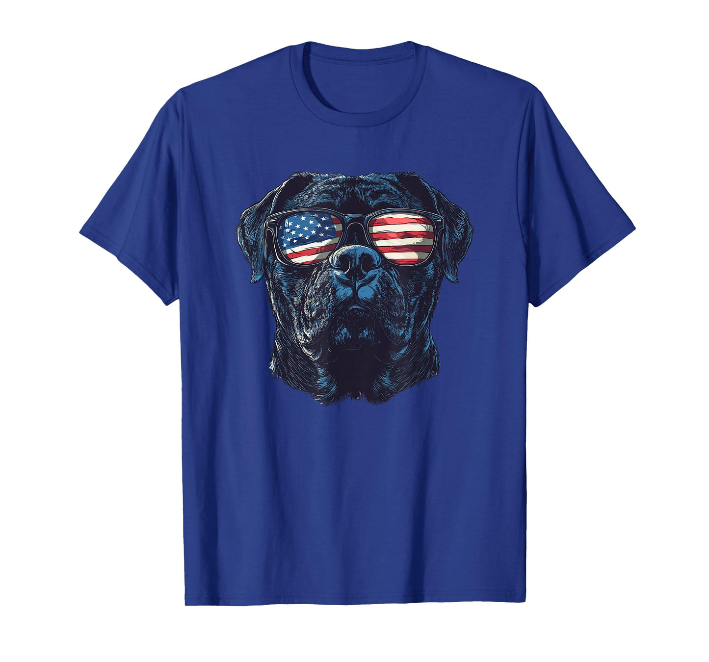Cane Corso USA Flag Sunglasses Dog Lover 4th Of July T-Shirt
