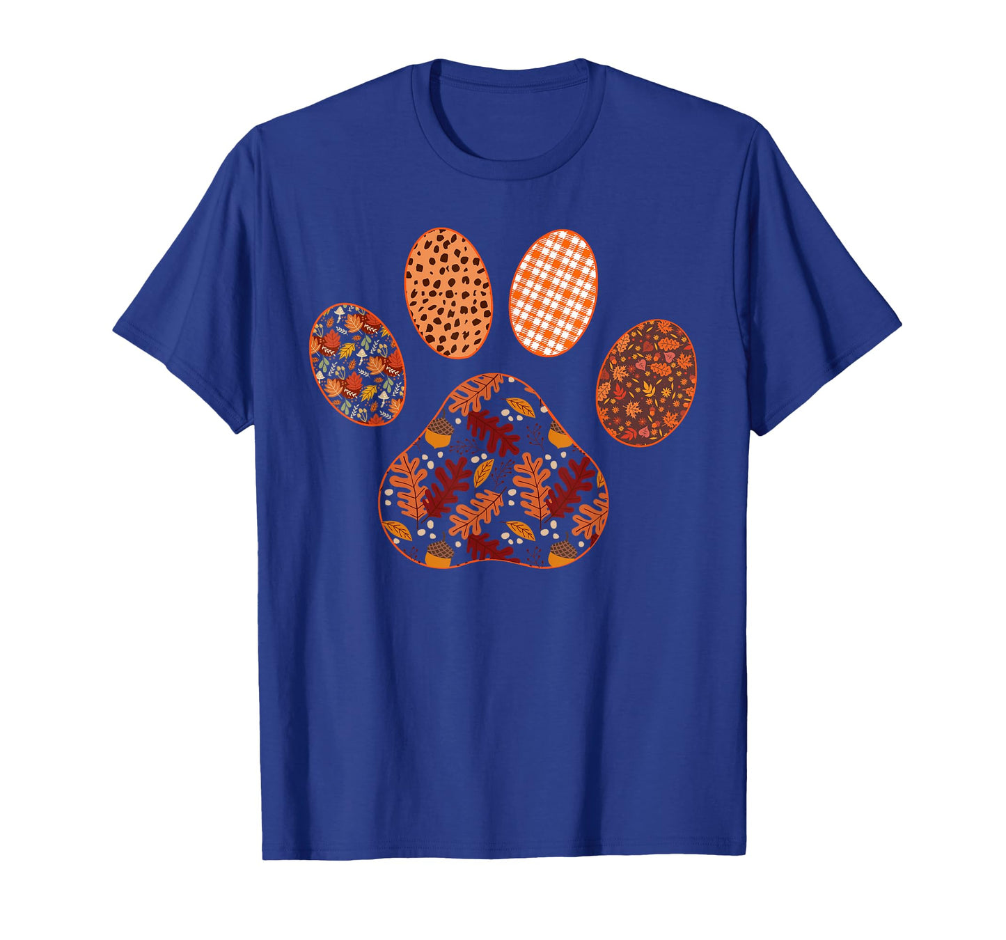 Paw Print Thanksgiving Dog Candy Fall Ghost T-Shirt for Men Women Girls Kids