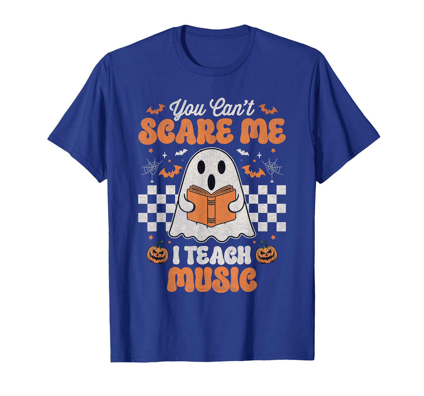 You Can't Scare Me I Teach Music Retro Teacher Halloween T-Shirt
