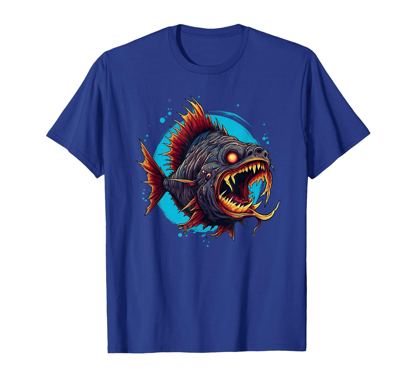 Crazy looking Piranha for Monster Fish Lovers T-Shirt
