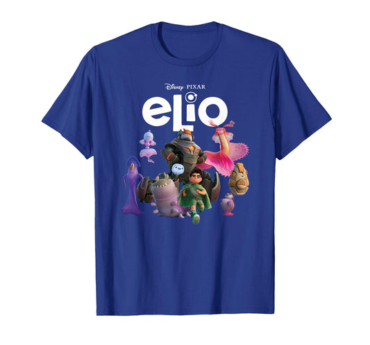 Disney Pixar Elio Main Characters Group Shot T-Shirt