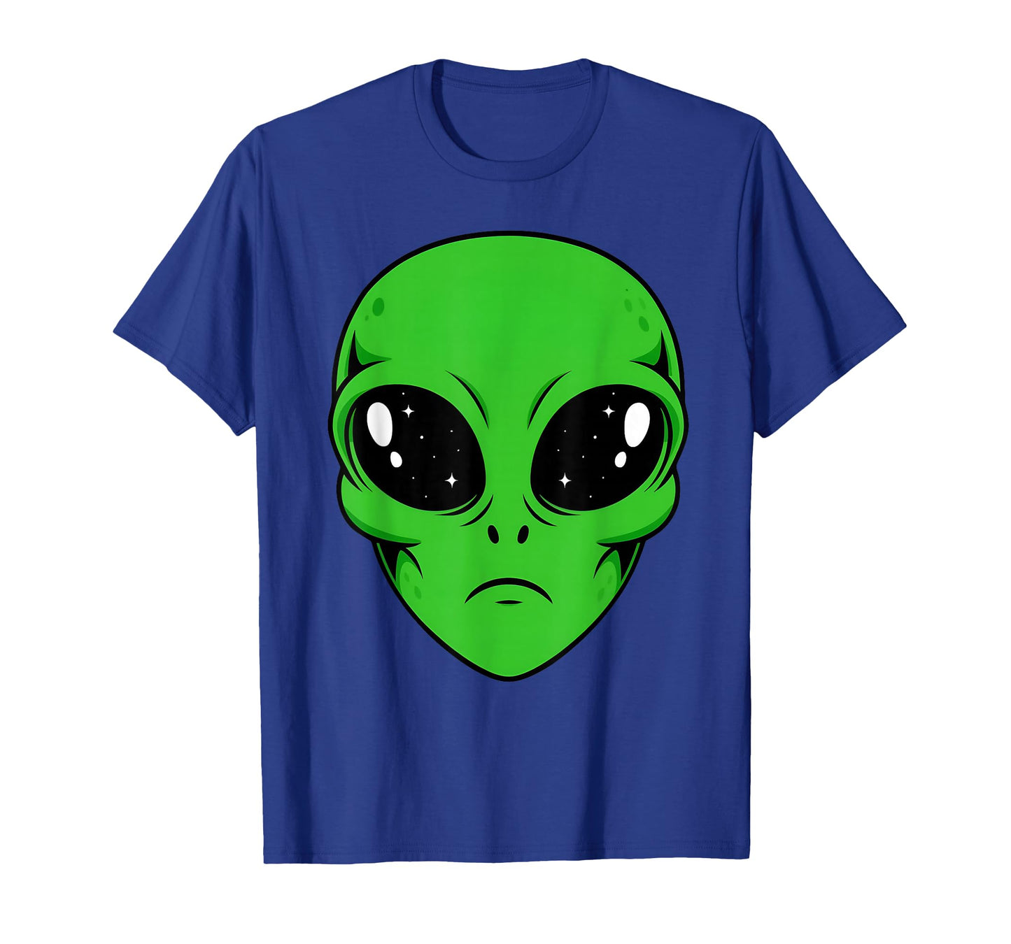 Face Alien Green Alien Head Halloween Costume Men Women Kids T-Shirt