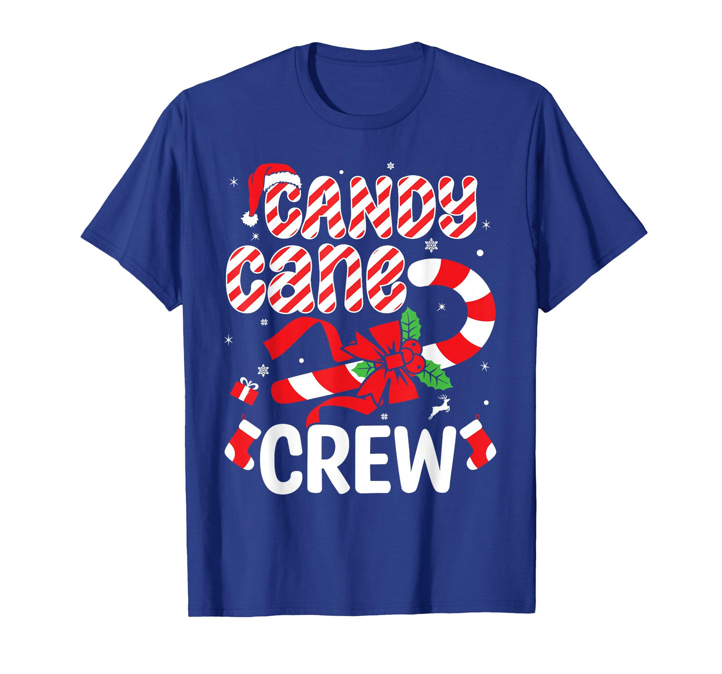Candy Cane Crew - Funny Christmas Holiday Men Women T-Shirt