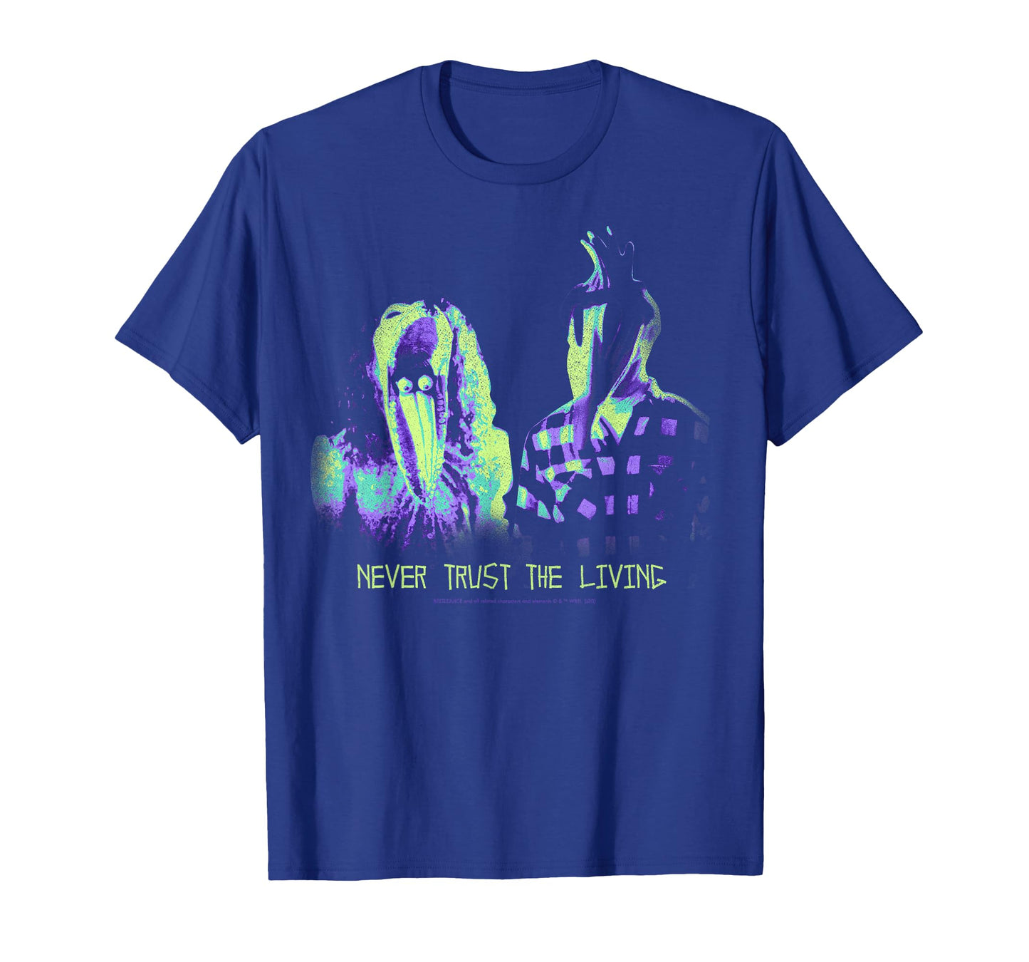 Beetlejuice Never Trust The Living T-Shirt Small